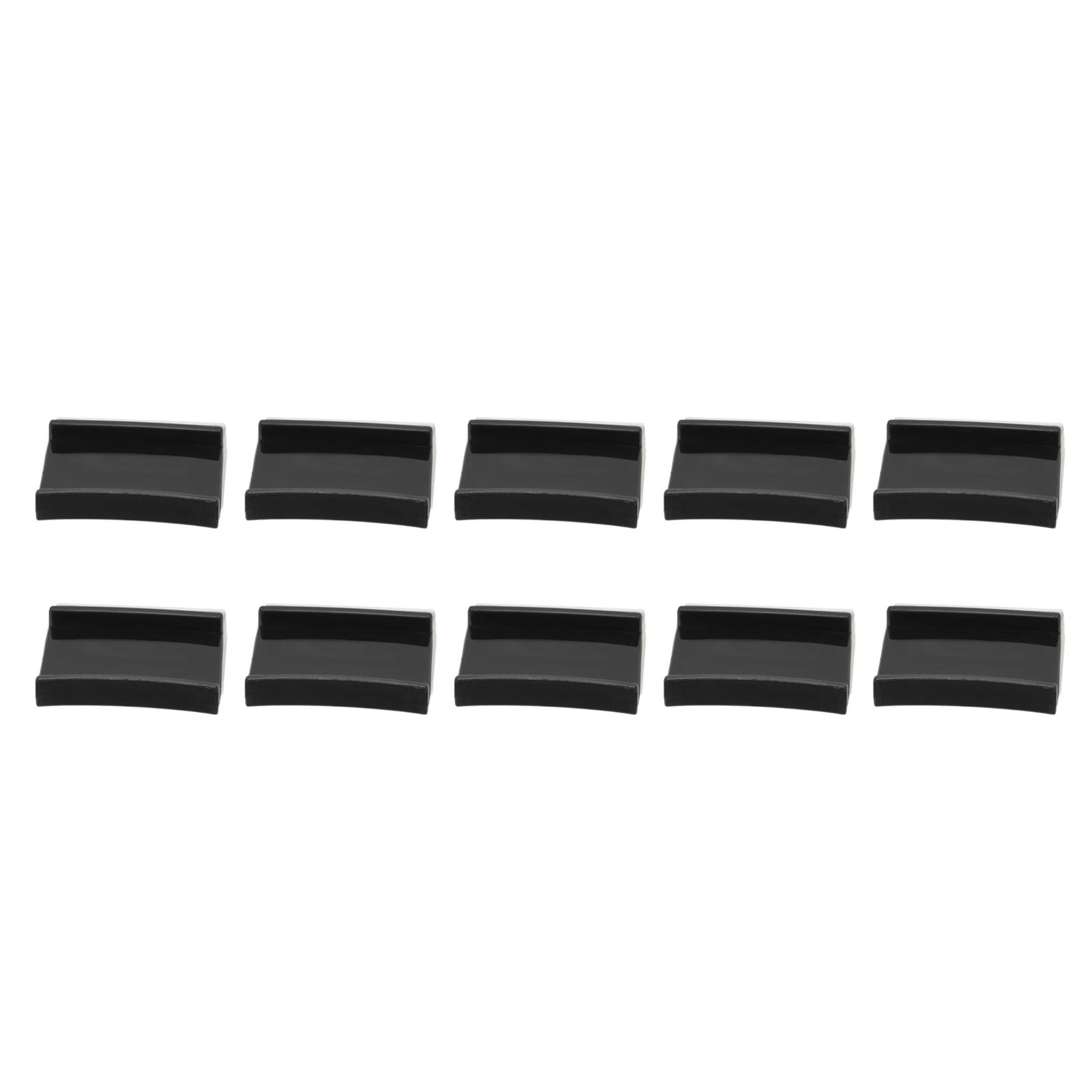 10 Pcs Hat Hooks Modern Minimalist Lossless Strong Acrylic Adhesive Hat Hangers for Home Wall Black