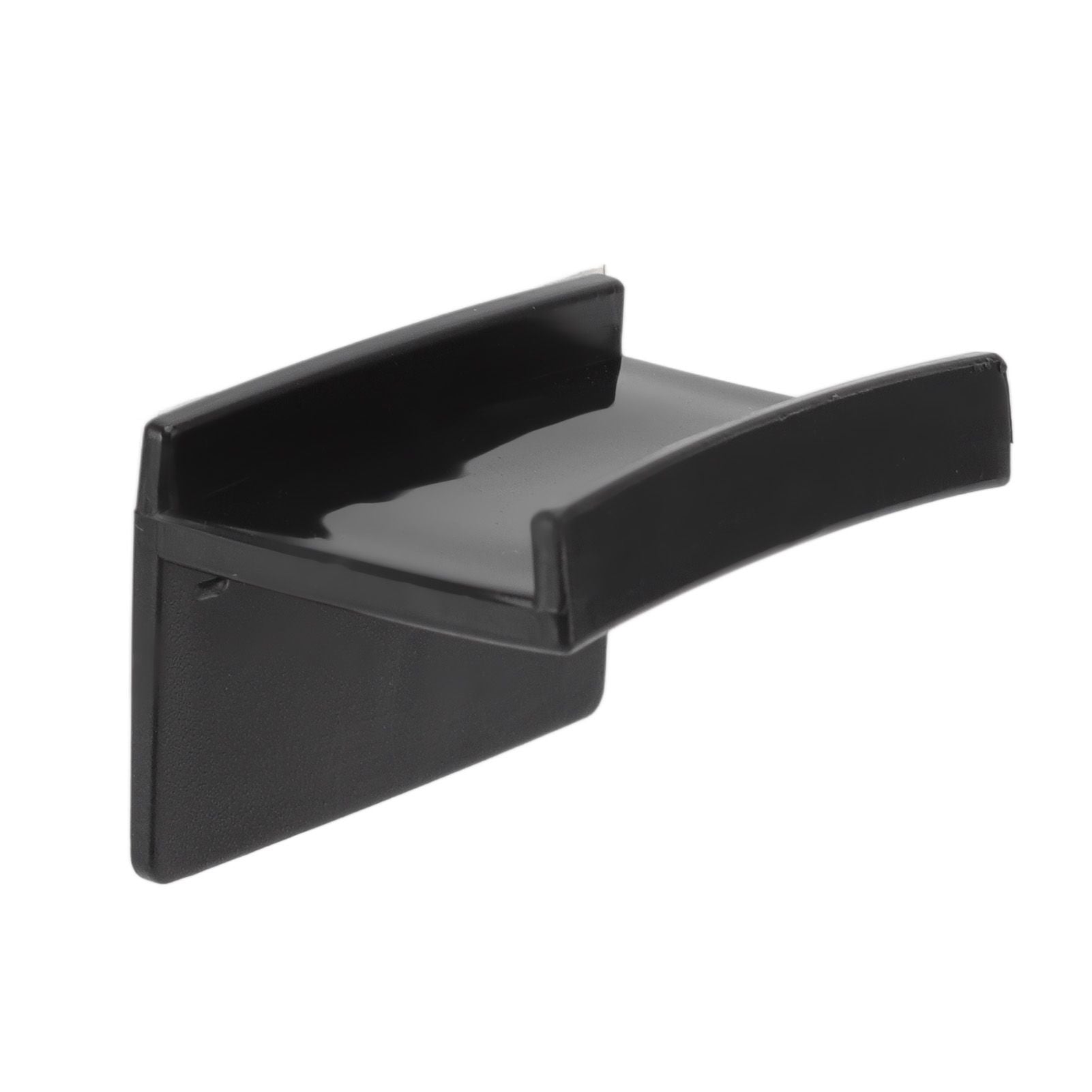 10 Pcs Hat Hooks Modern Minimalist Lossless Strong Acrylic Adhesive Hat Hangers for Home Wall Black