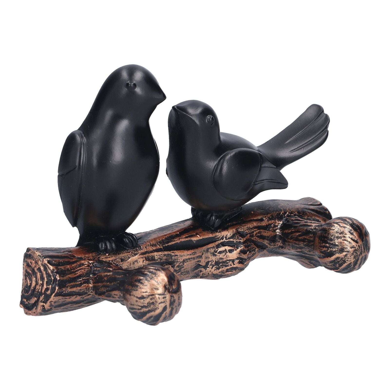 Coat Hook Resin Bird Key Hanger Wall Mounted Hat Towel Bag Hanger for Home Living Room KitchenMetallic Color