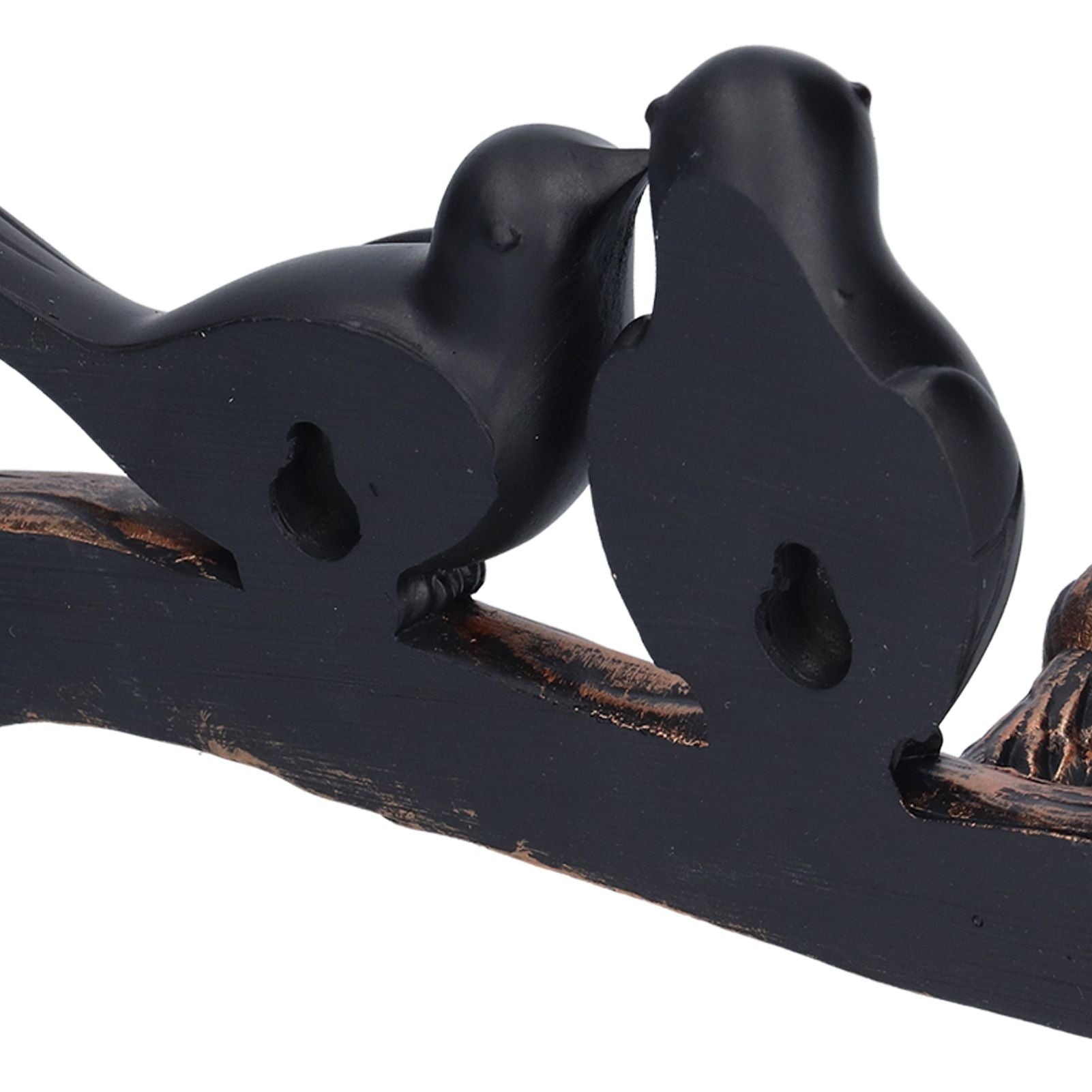 Coat Hook Resin Bird Key Hanger Wall Mounted Hat Towel Bag Hanger for Home Living Room KitchenMetallic Color