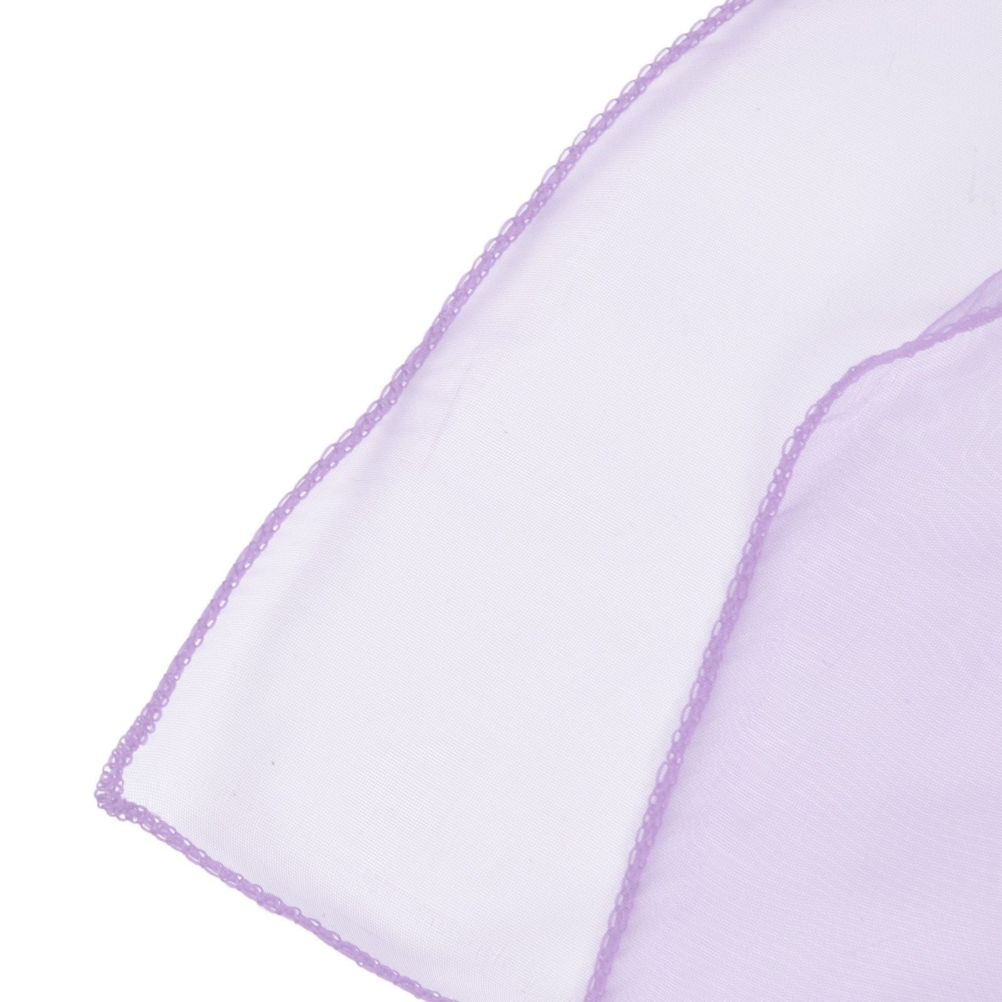10Pcs Organza Banquet Chair Sash Exquisite Chair Bows Sashes for Wedding Party DecorationLight Purple