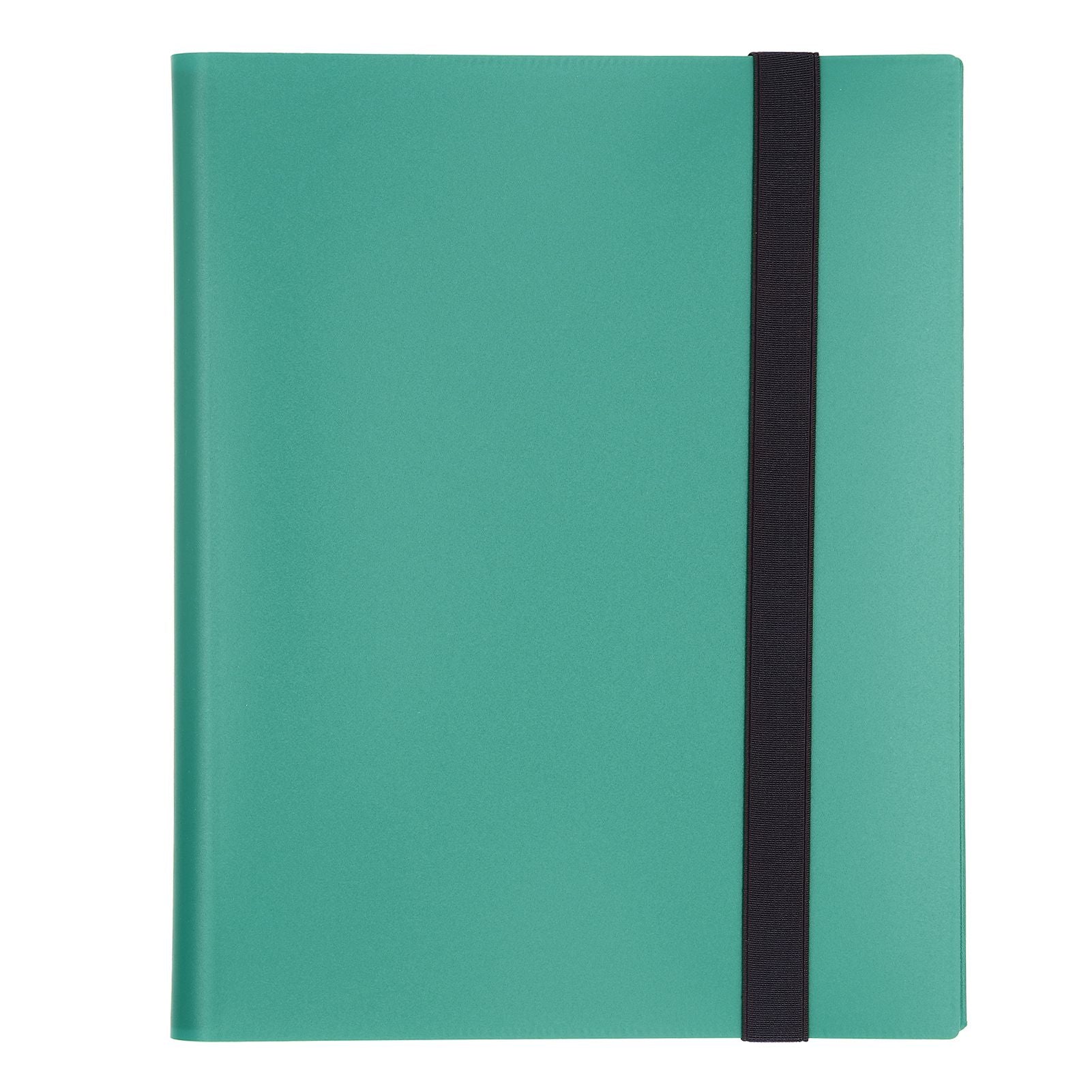 Card Binder 20 Pages 9 Pocket Large Capacity Colored Cover Card Collection Storage Album for Game Card StorageGreen