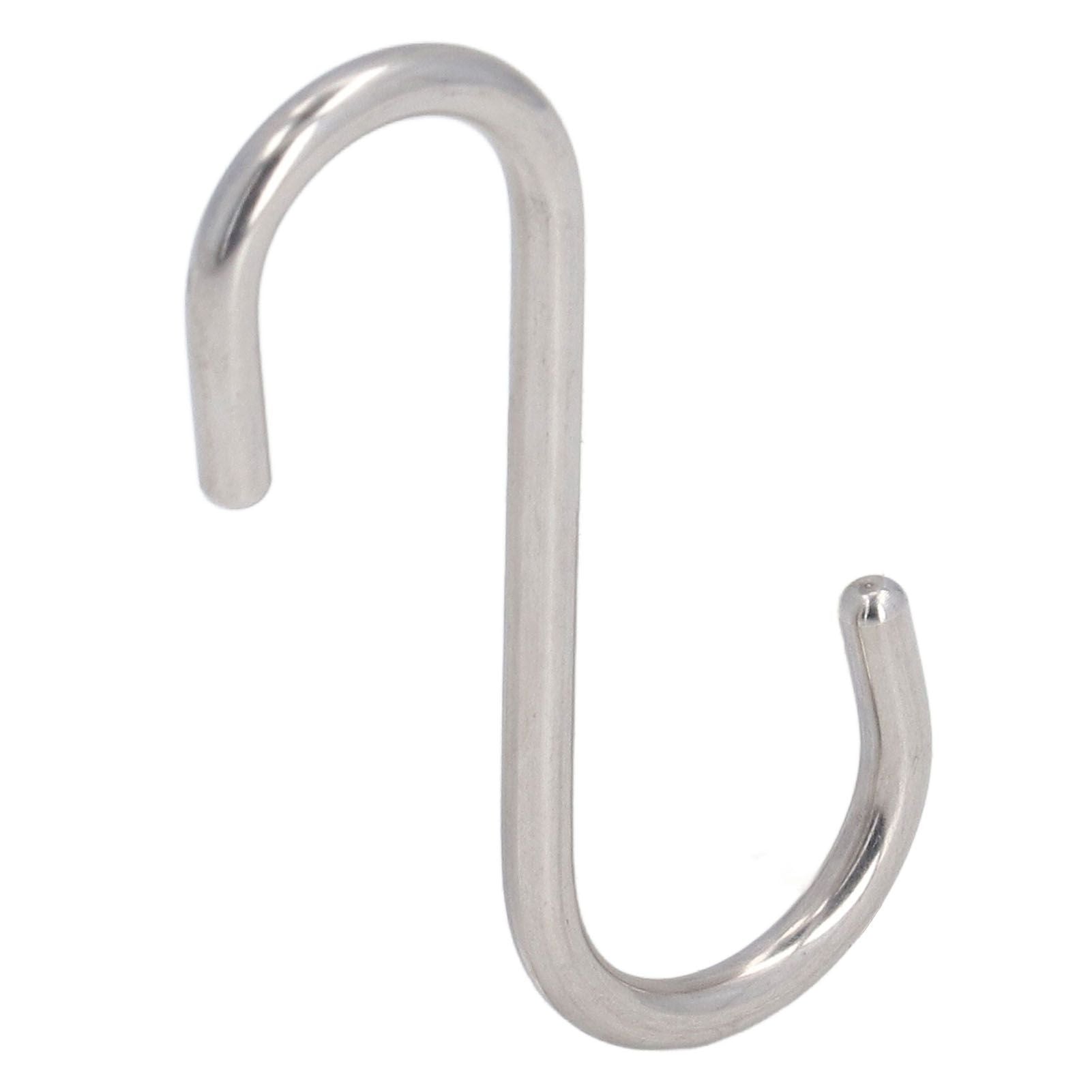 8PCS S Hook Rustproof Stainless Steel S Hooks Heavy Duty Simple Style Overstriking Portable S Kitchen Hook for Bathroom 8 Pack S Hook