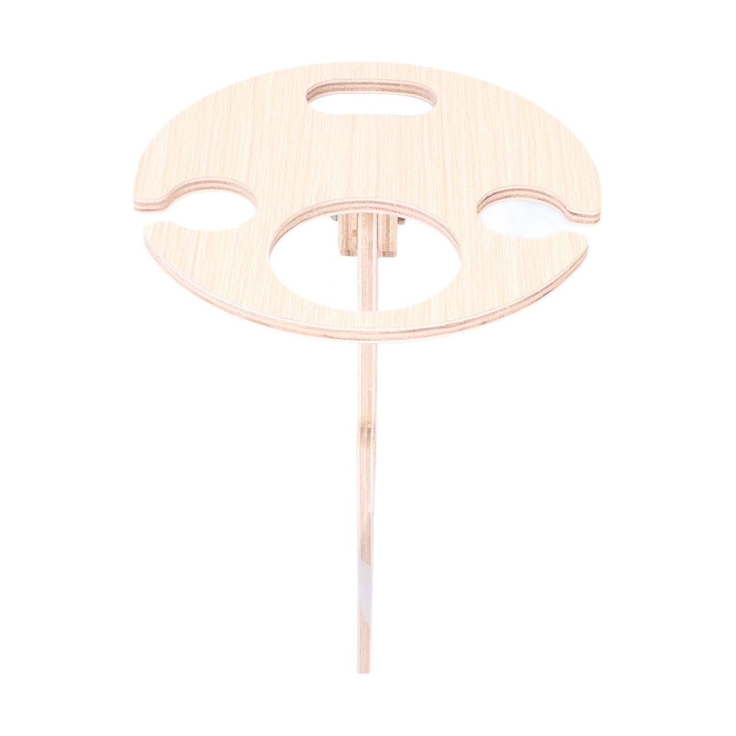 Wine Table Environmental Friendly Wooden Products Round Shape Collapsible Outdoor Wine Table