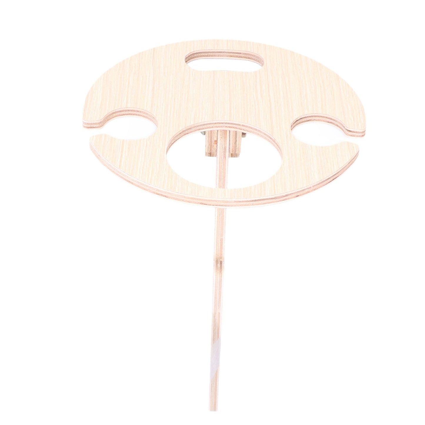 Wine Table Environmental Friendly Wooden Products Round Shape Collapsible Outdoor Wine Table