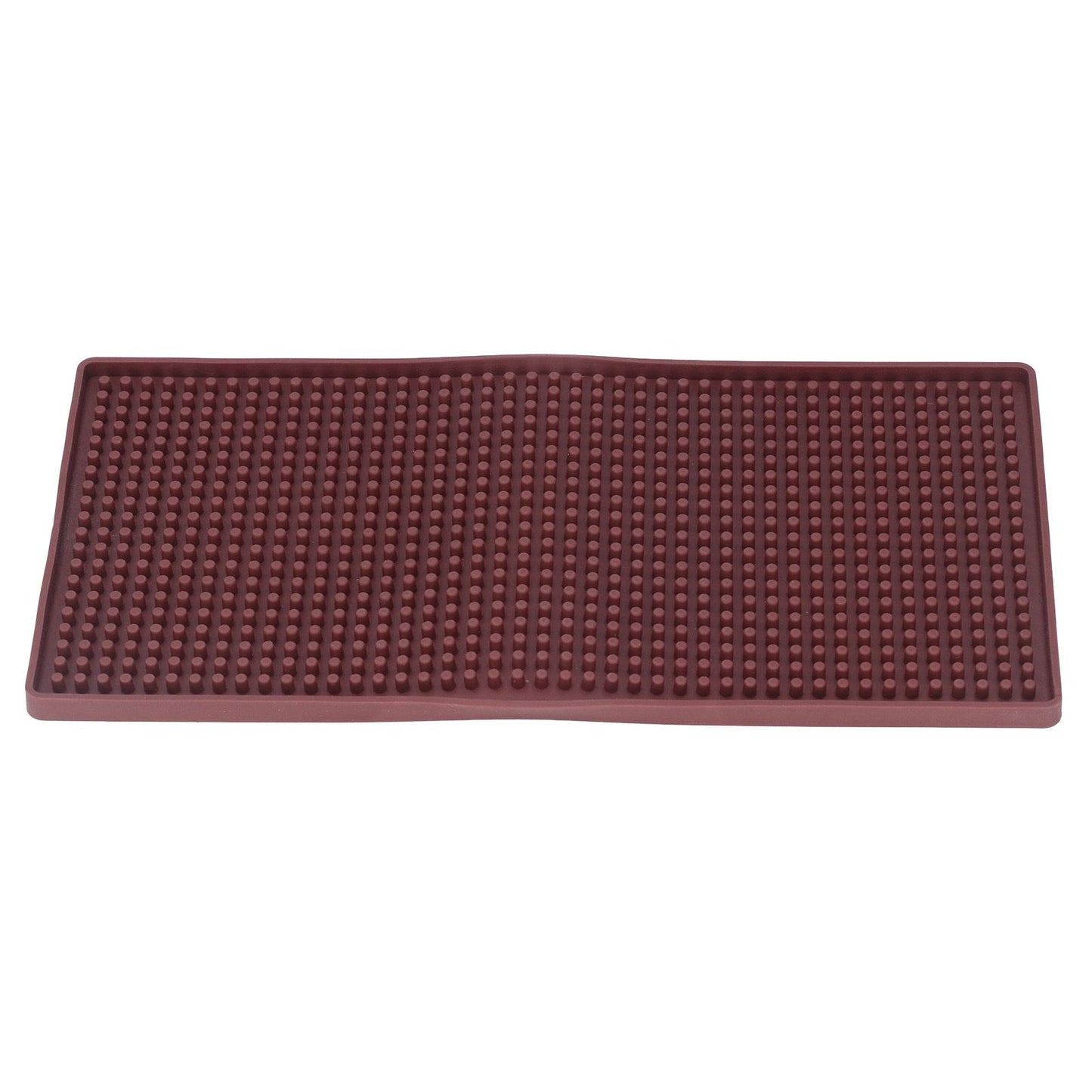 Bar Mat Premium Food Grade Silicone Heat Resistant Durable Odorless Nonslip Soft Flexible Coffee Bar MatBrown