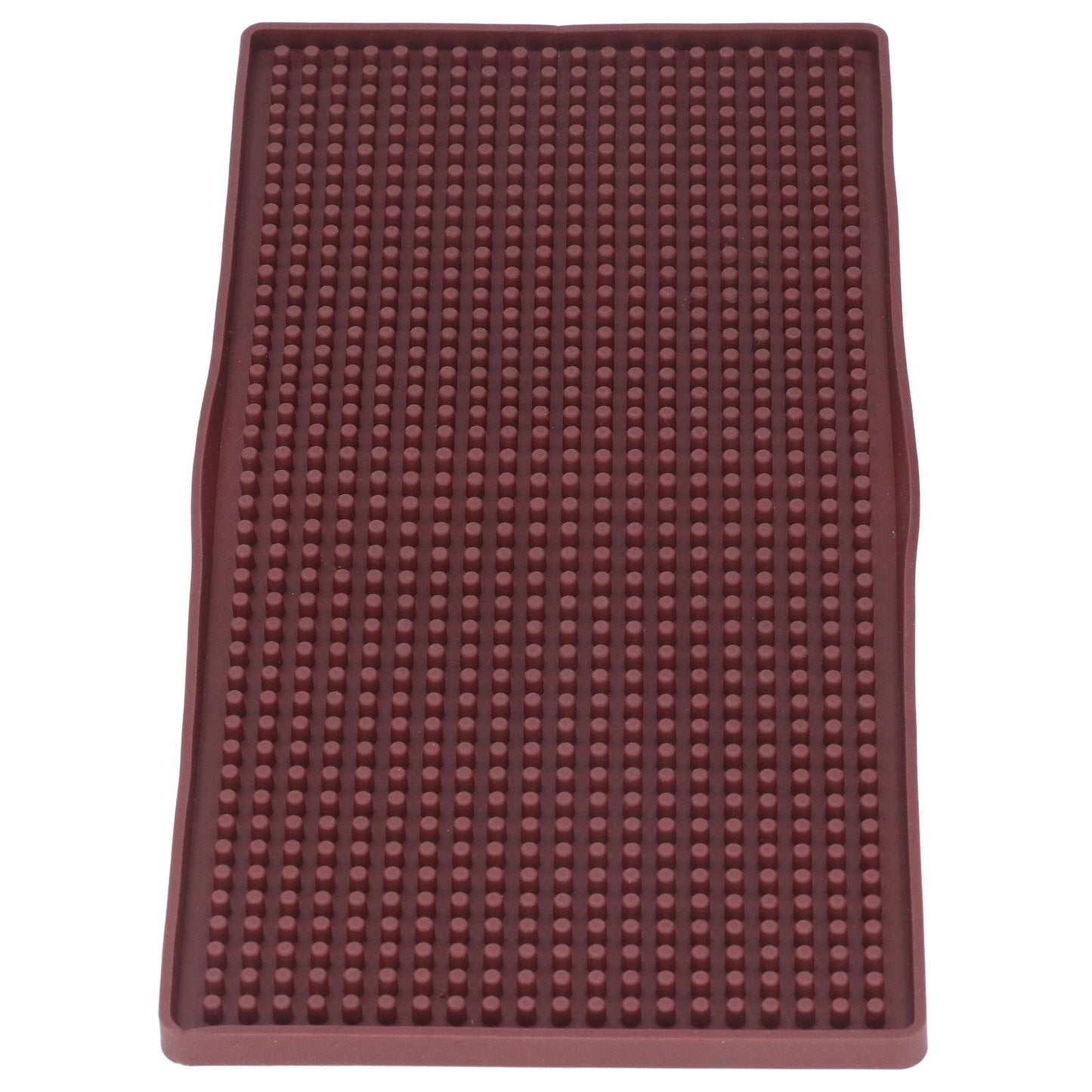 Bar Mat Premium Food Grade Silicone Heat Resistant Durable Odorless Nonslip Soft Flexible Coffee Bar MatBrown