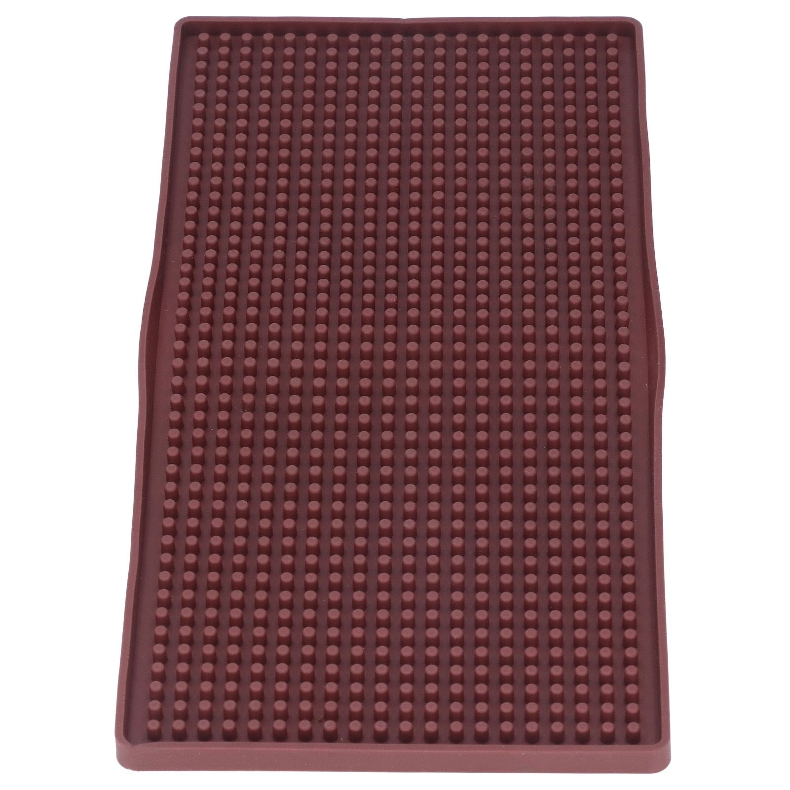 Bar Mat Premium Food Grade Silicone Heat Resistant Durable Odorless Nonslip Soft Flexible Coffee Bar MatBrown