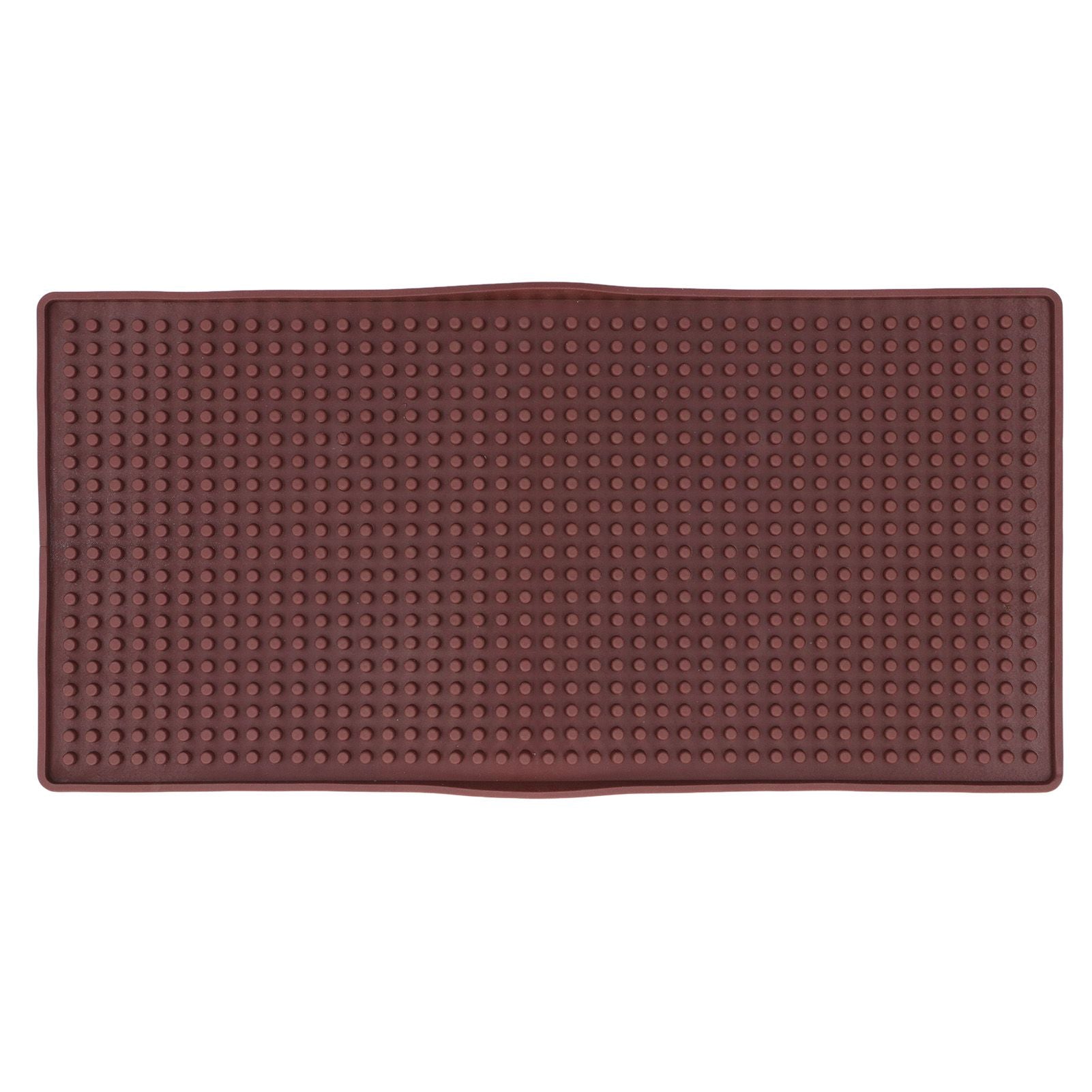 Bar Mat Premium Food Grade Silicone Heat Resistant Durable Odorless Nonslip Soft Flexible Coffee Bar MatBrown
