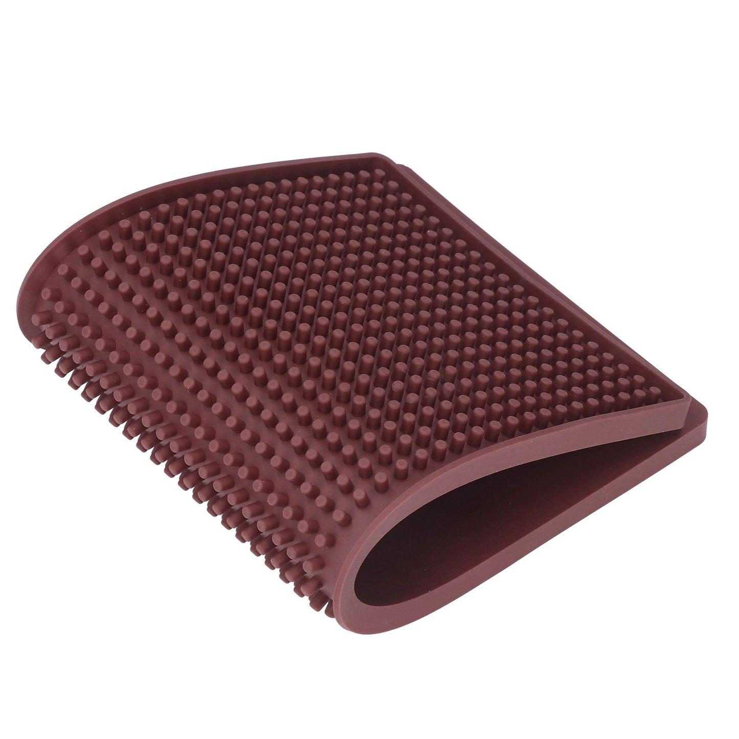 Bar Mat Premium Food Grade Silicone Heat Resistant Durable Odorless Nonslip Soft Flexible Coffee Bar MatBrown