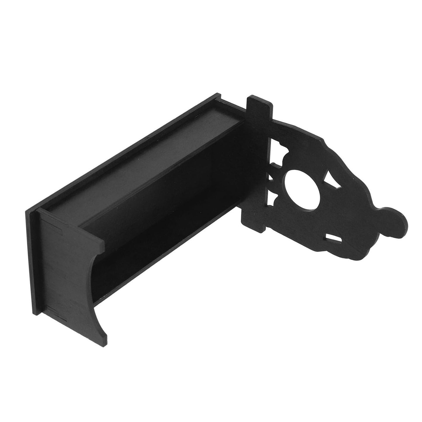 Red Wine Decorative Display Rack Easy to Assemble Light Red Wine Decorative Wooden Rack for Home Bar RestaurantBlack