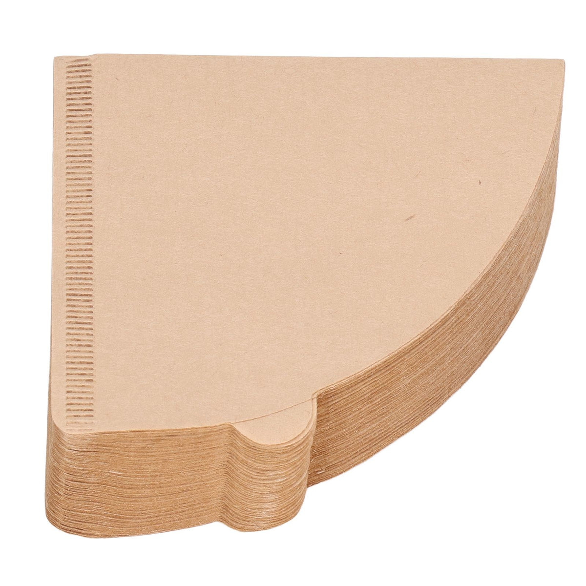 100PCS Coffee Filter Paper Cone Shaped Disposable Coffee Strainer Paper Natural Filter Paper AccessoryV60 12x11.6x4 cm / 4.7x4.6x1.6 In