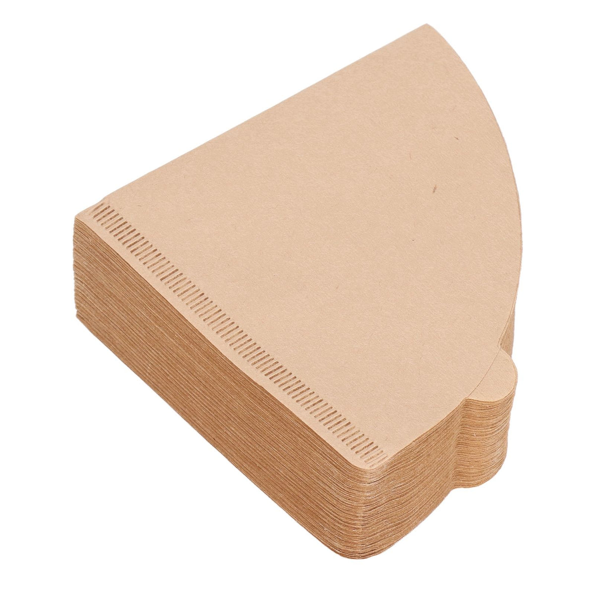 100PCS Coffee Filter Paper Cone Shaped Disposable Coffee Strainer Paper Natural Filter Paper AccessoryV60 12x11.6x4 cm / 4.7x4.6x1.6 In