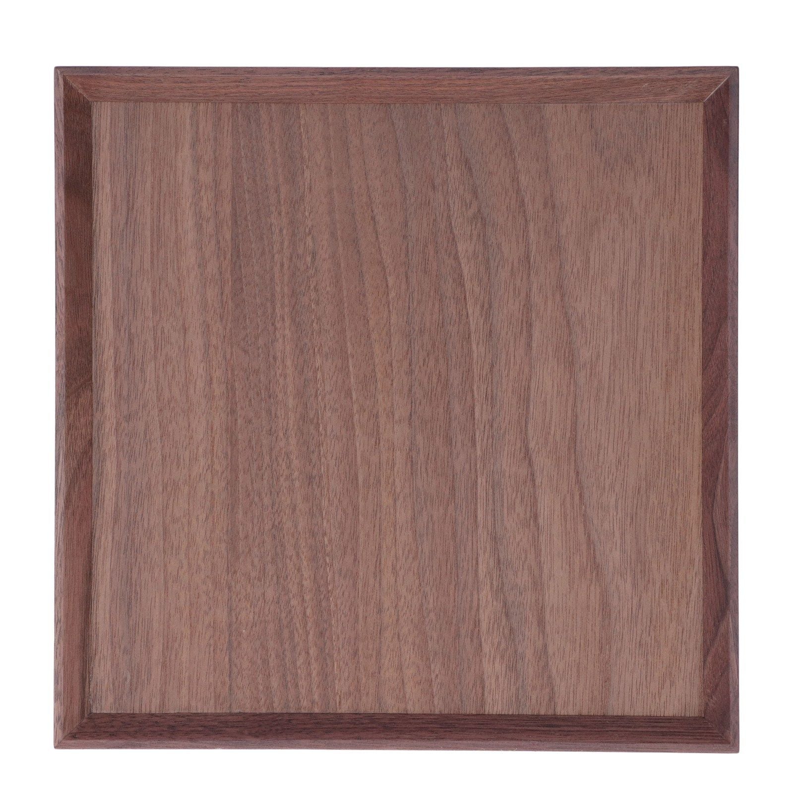 Wooden Tray Quadrate Shape Black Walnut Retro Classic Chinese Style Decorative Serving Tray for Tableware M