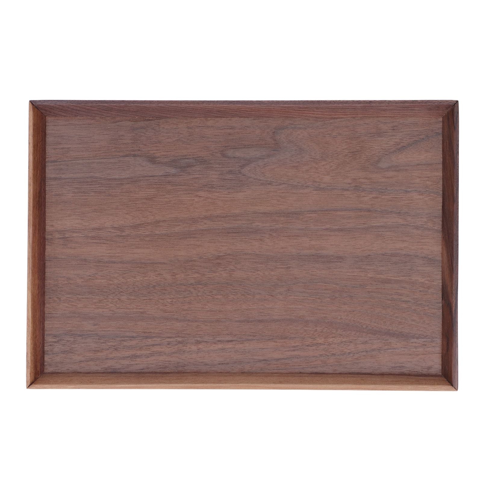 Walnut Wooden Tray Rectangle Serving Tray Tenon Structure Chinese For Tea Fruit Dessert Bread S