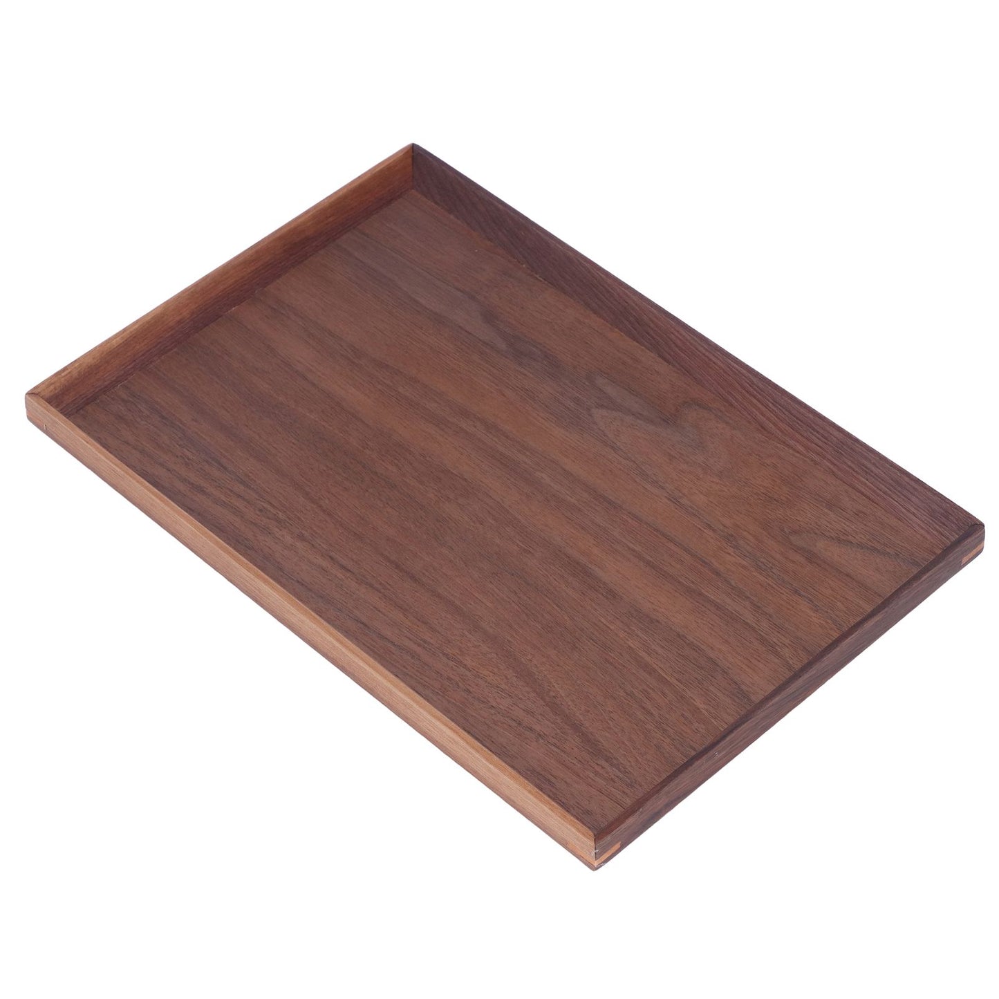 Walnut Wooden Tray Rectangle Serving Tray Tenon Structure Chinese For Tea Fruit Dessert Bread S