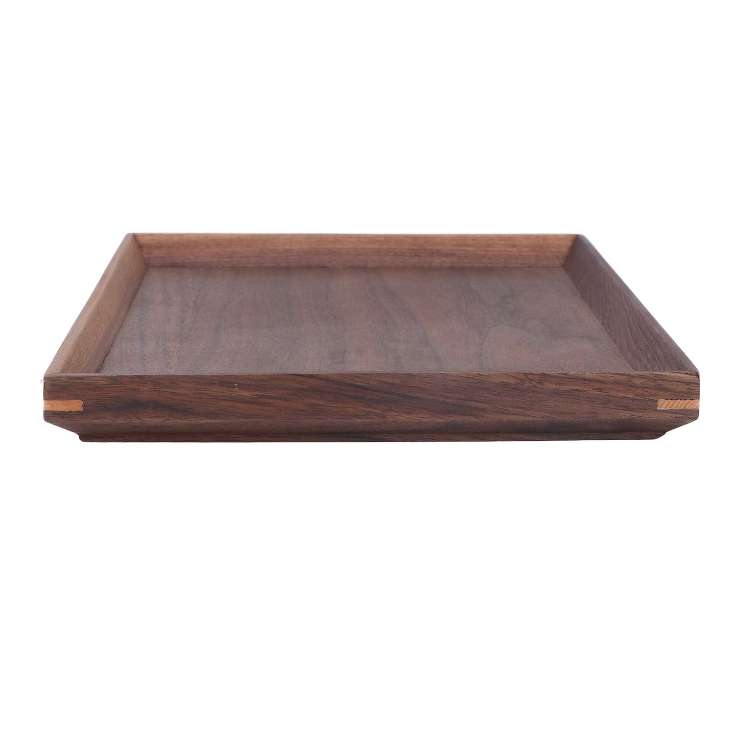 Walnut Wooden Tray Rectangle Serving Tray Tenon Structure Chinese For Tea Fruit Dessert Bread S