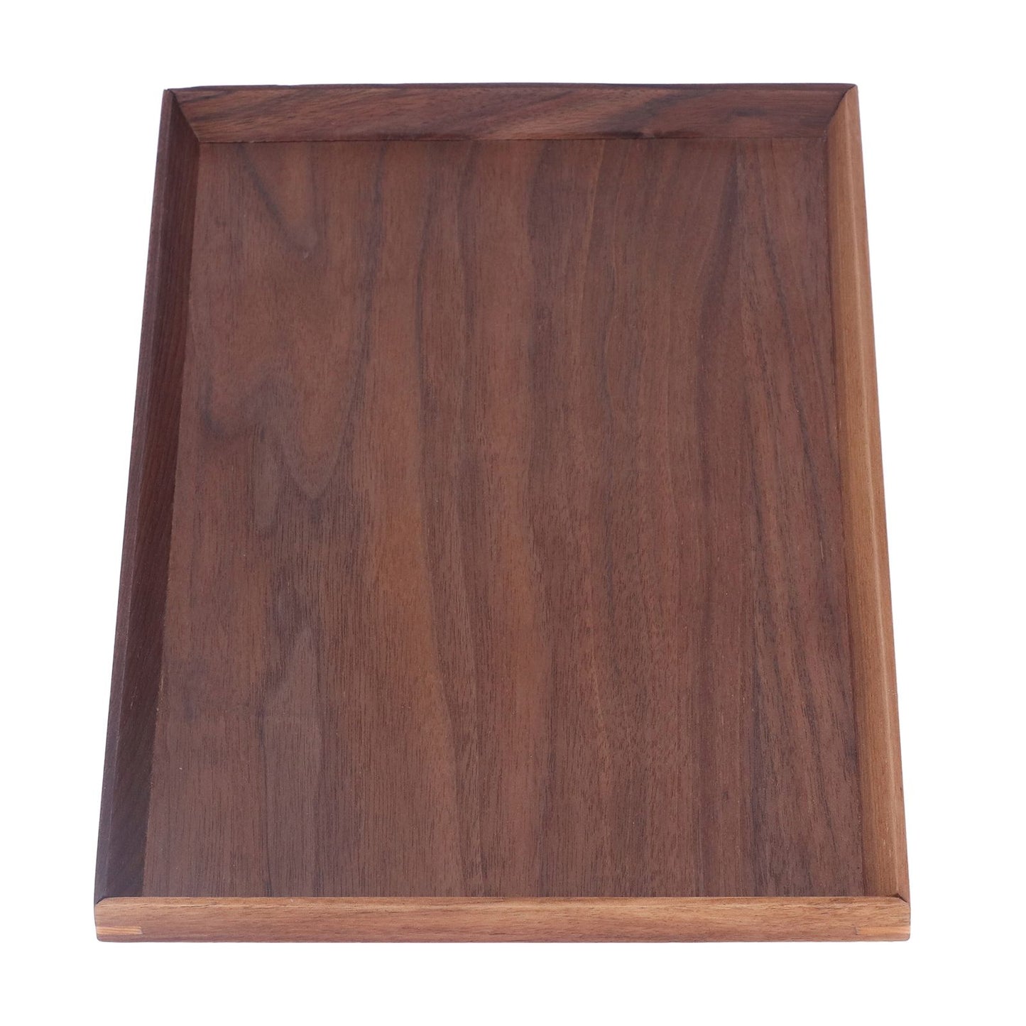 Walnut Wooden Tray Rectangle Serving Tray Tenon Structure Chinese For Tea Fruit Dessert Bread M