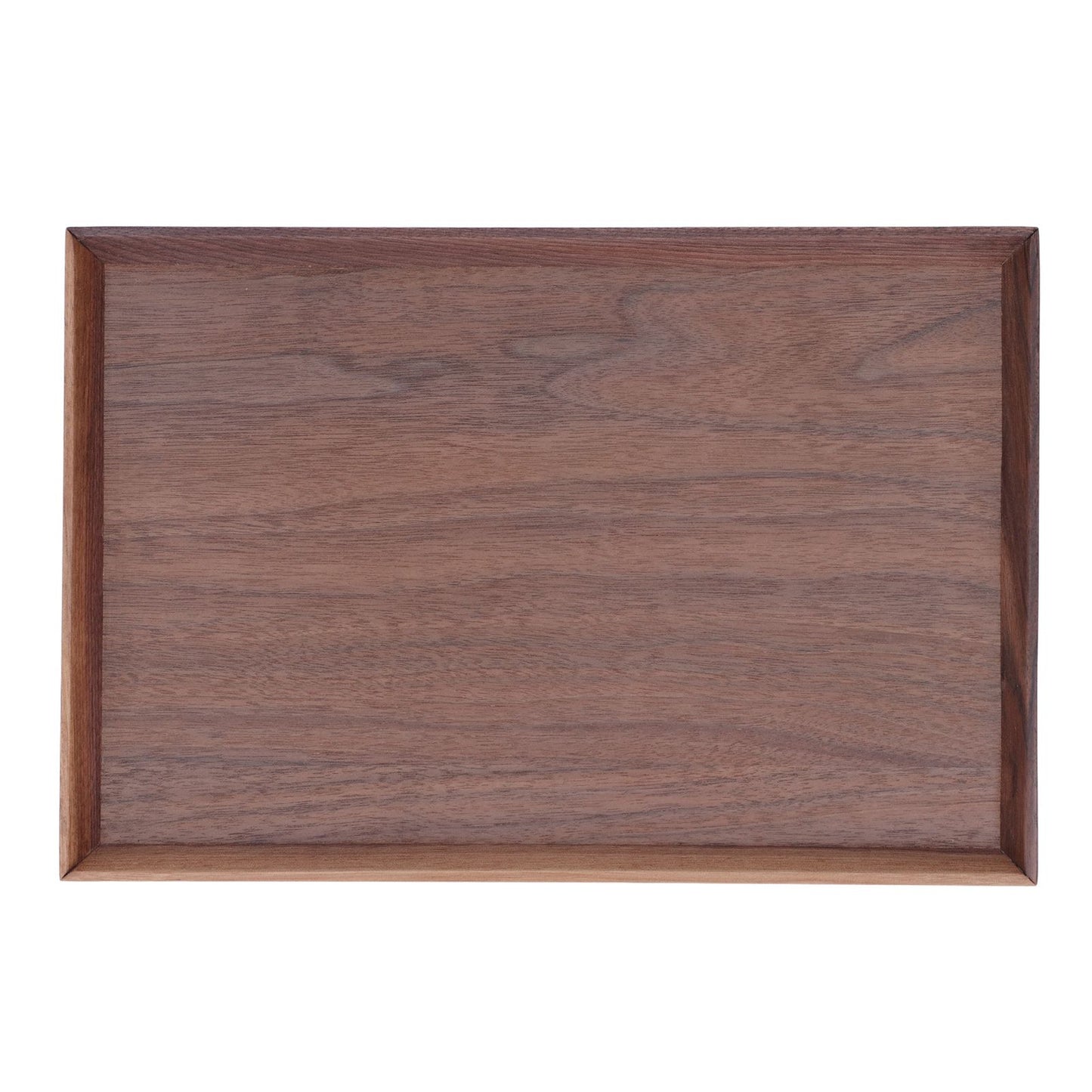 Walnut Wooden Tray Rectangle Serving Tray Tenon Structure Chinese For Tea Fruit Dessert Bread L