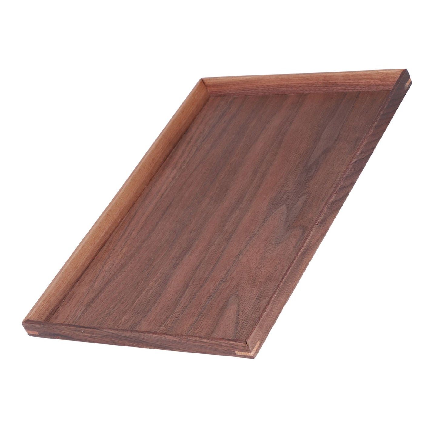 Walnut Wooden Tray Rectangle Serving Tray Tenon Structure Chinese For Tea Fruit Dessert Bread L