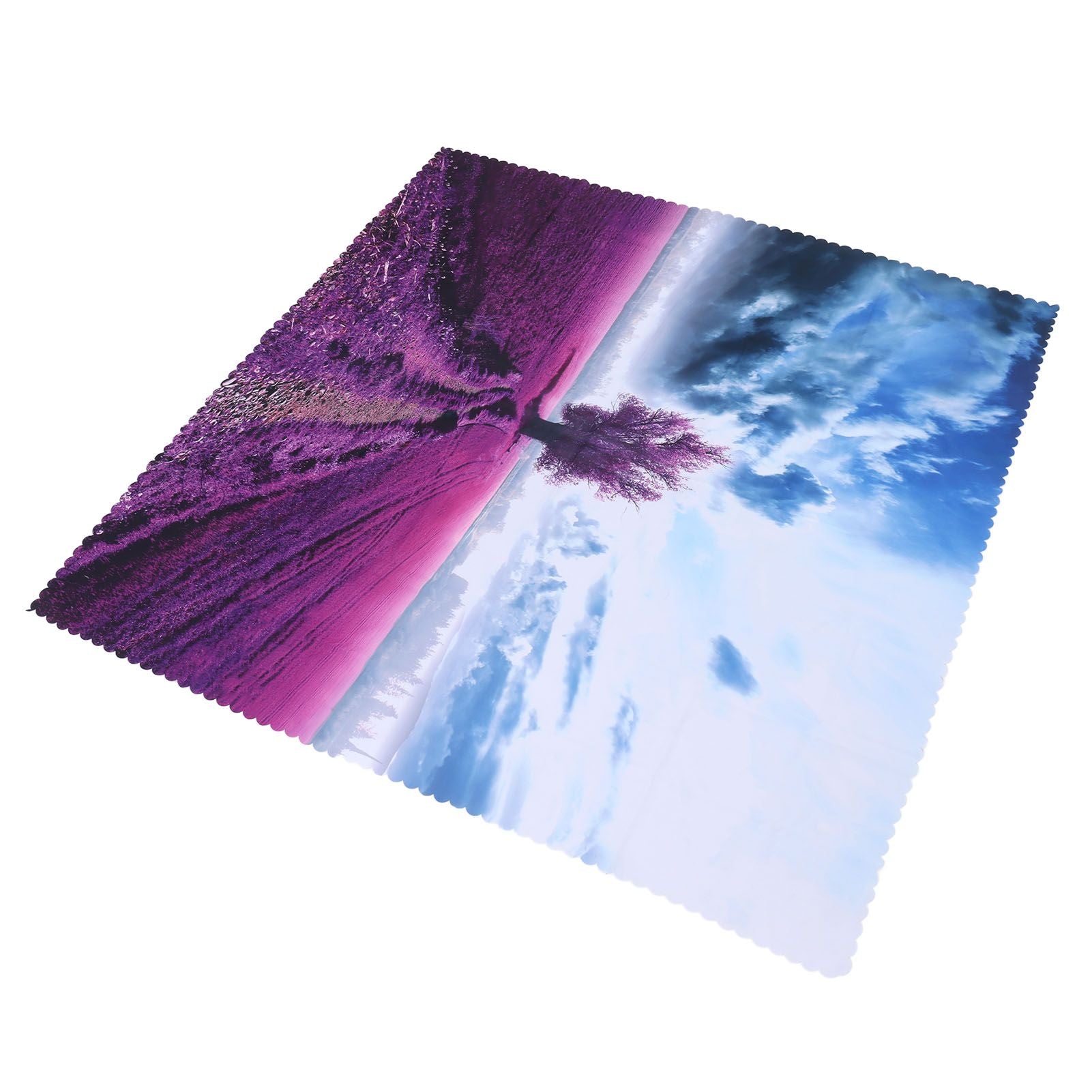 Printed Tablecloth Rectangle Table Cloth TV Cabinet Cover for Kitchen Dining Party Holiday Christmas Red Trees Grass Pattern 140x140cm