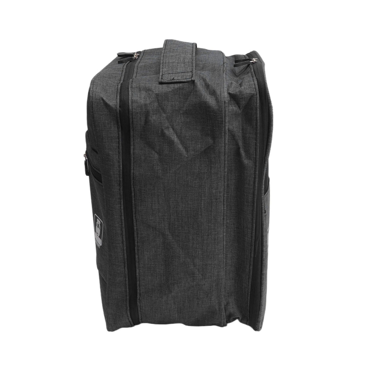 3 Layers Travel Shoe Bag Holds 3 Pair of Shoes Waterproof, Black