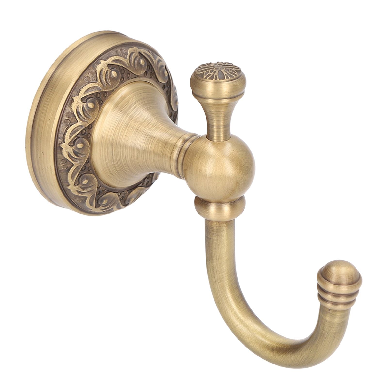 Robe Hook Copper Stainless Steel Antique Style Easy Installation Wall Mounted Coat Hook for Bathroom Bedroom