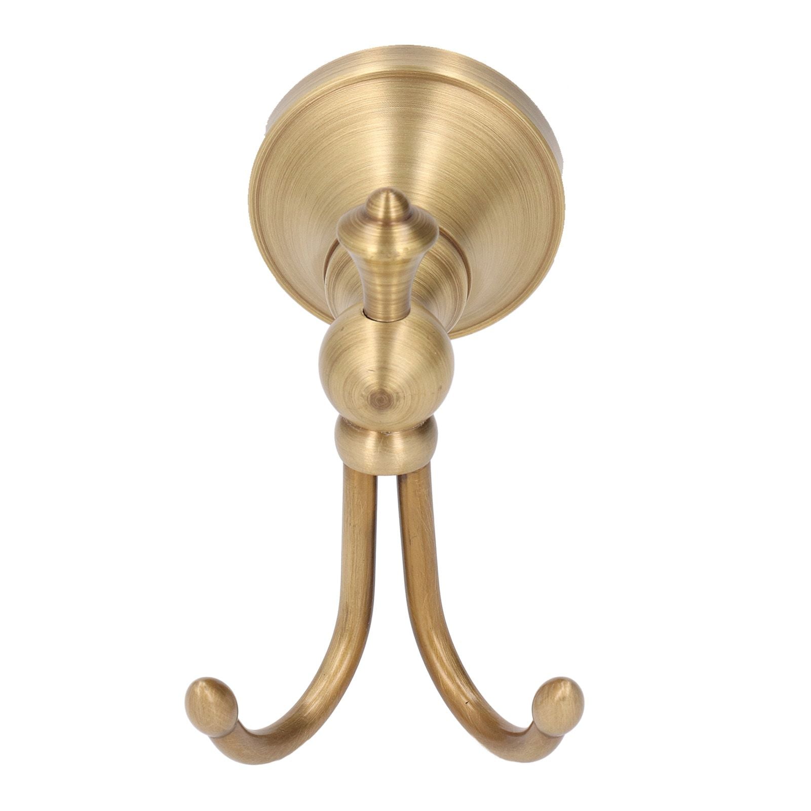 Vintage Towel Hooks Hangers Bathroom Coat Hook Robe Hook Heavy Duty Wall Mounted Copper and Stainless Steel for Indoor
