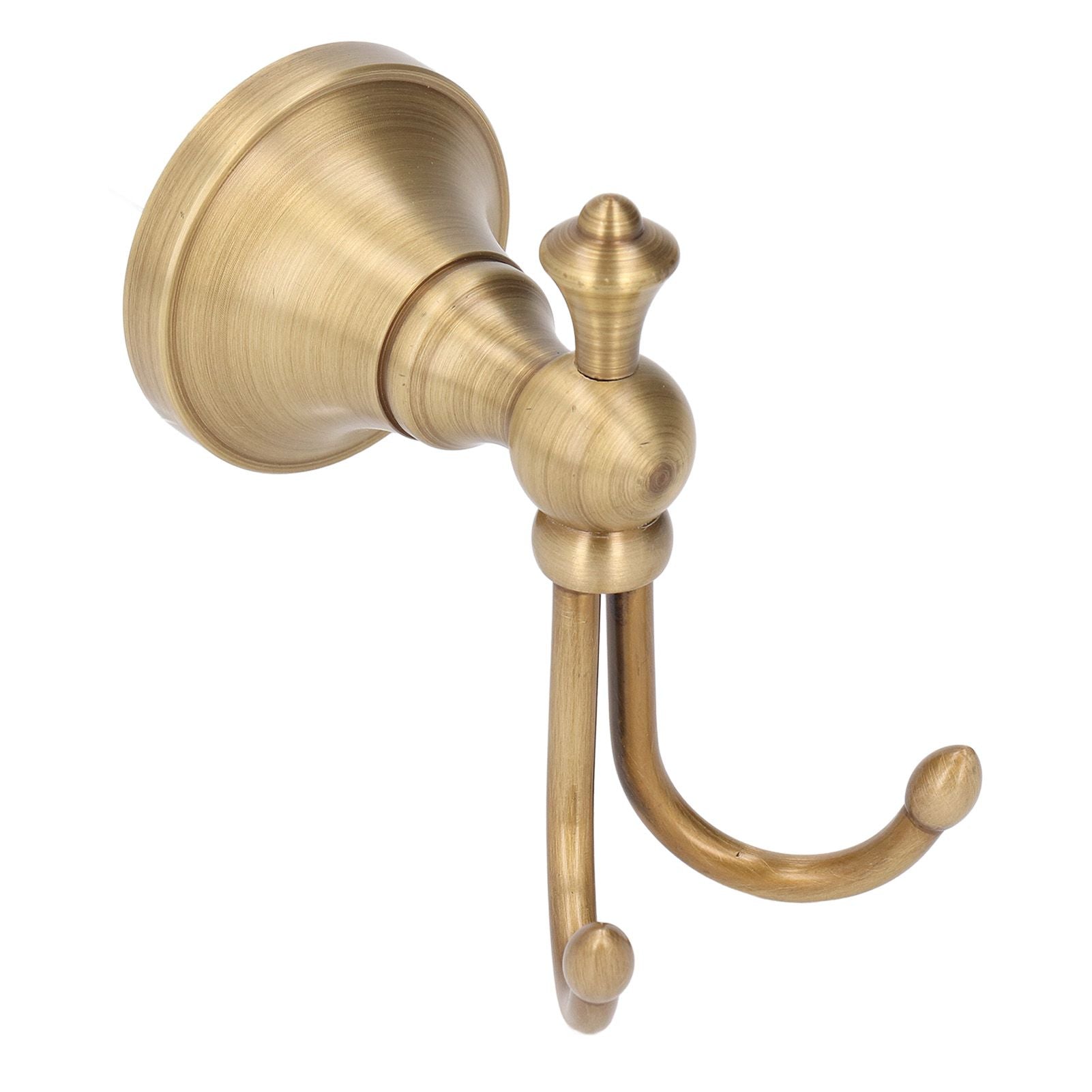 Vintage Towel Hooks Hangers Bathroom Coat Hook Robe Hook Heavy Duty Wall Mounted Copper and Stainless Steel for Indoor