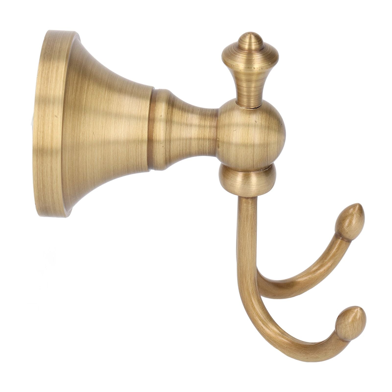 Vintage Towel Hooks Hangers Bathroom Coat Hook Robe Hook Heavy Duty Wall Mounted Copper and Stainless Steel for Indoor