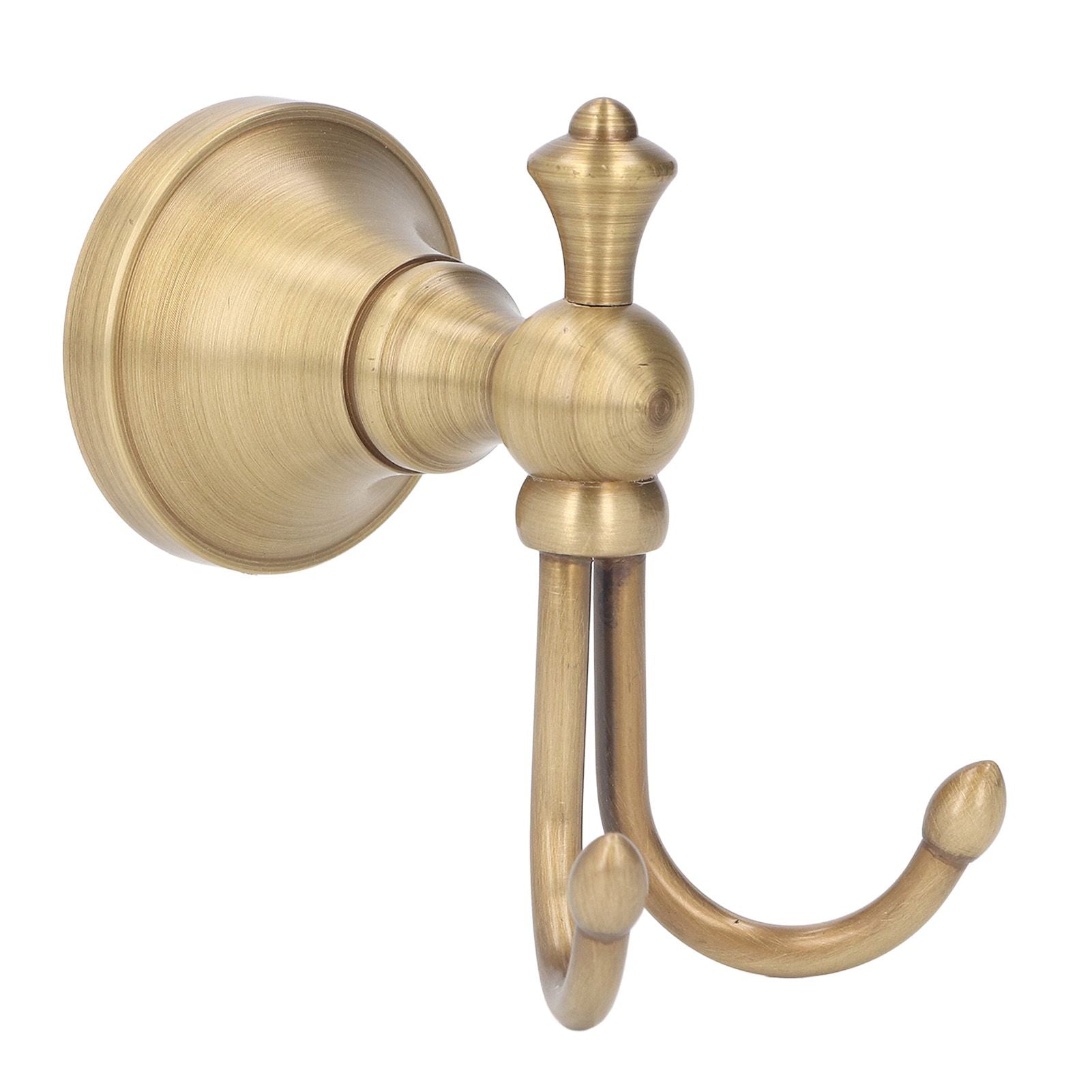 Vintage Towel Hooks Hangers Bathroom Coat Hook Robe Hook Heavy Duty Wall Mounted Copper and Stainless Steel for Indoor