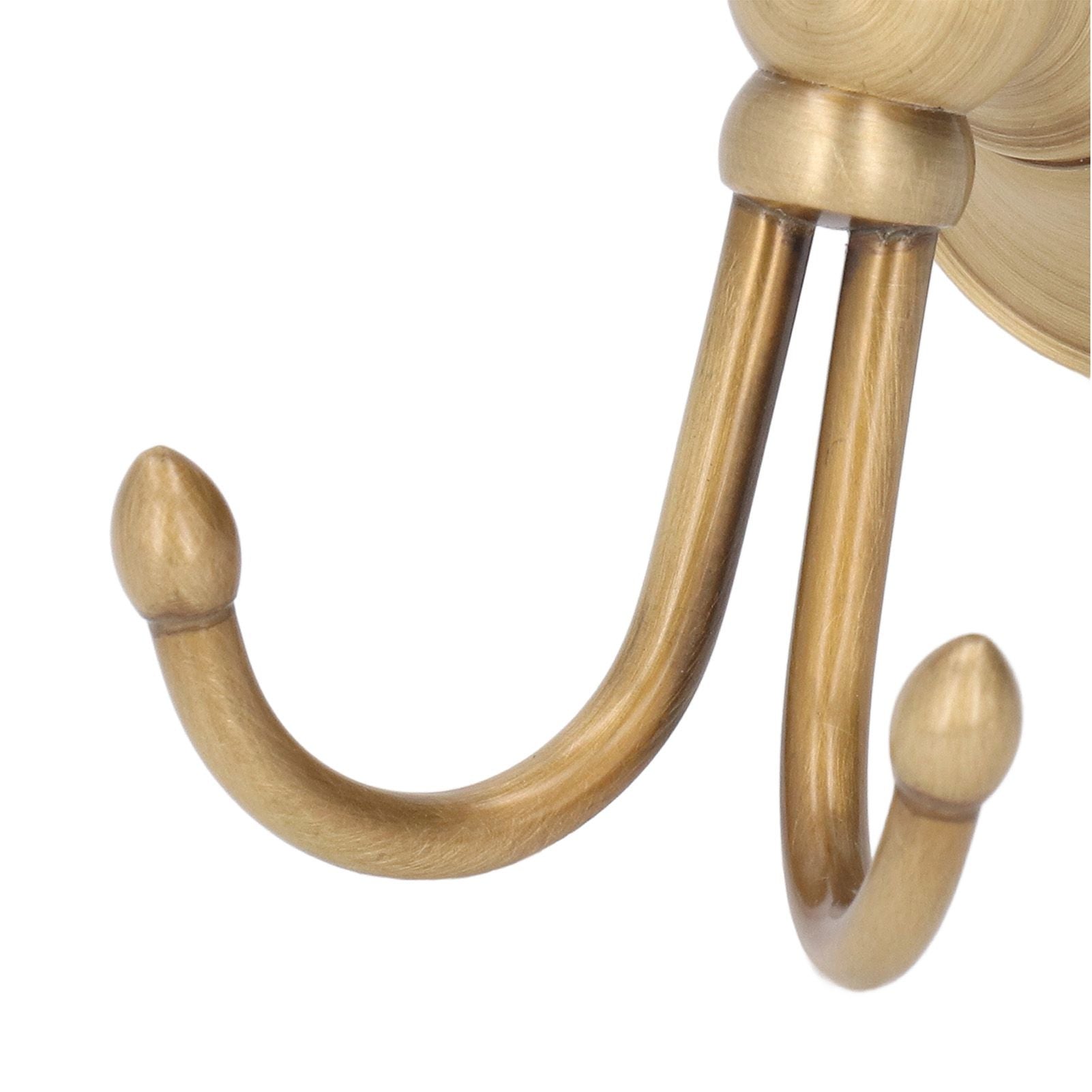 Vintage Towel Hooks Hangers Bathroom Coat Hook Robe Hook Heavy Duty Wall Mounted Copper and Stainless Steel for Indoor