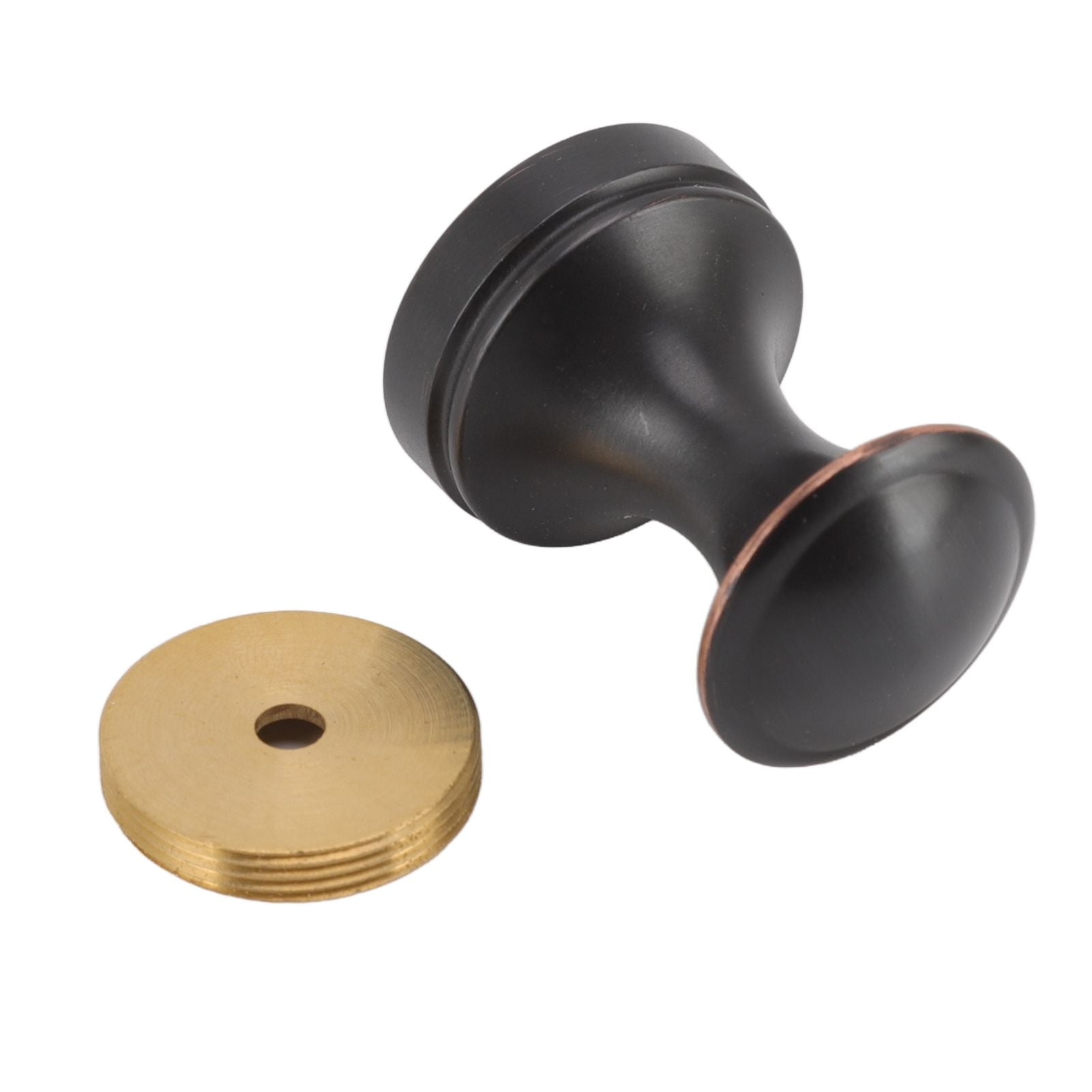 Robe Hook Simple Beautiful Copper Single Wall Hooks Clothes Hook for Bathrooms Barber Stores Black