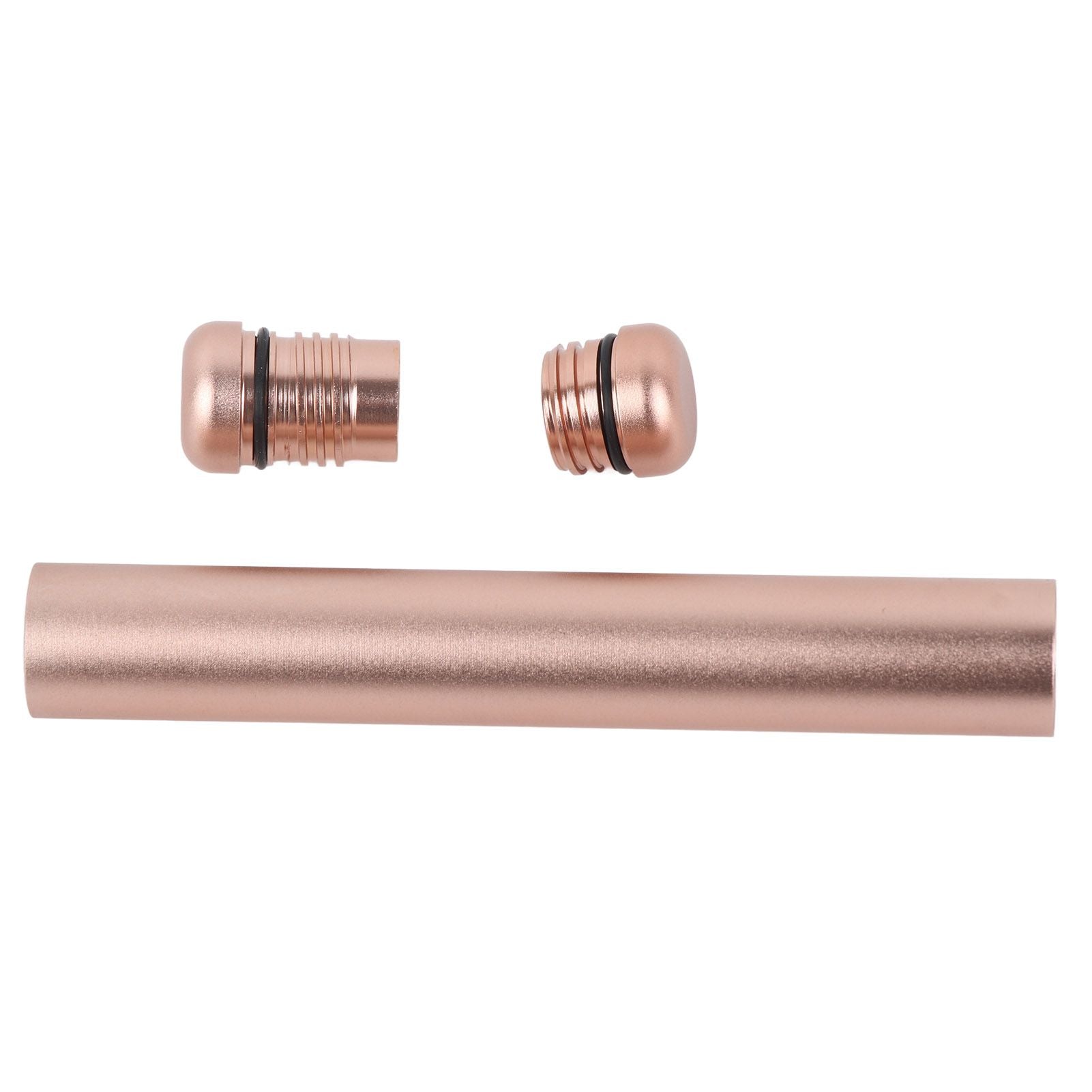 Cigarette Holder Tube Waterproof Airtight Smell Proof Cigarette Tube Storage Container for Travel Champagne Gold