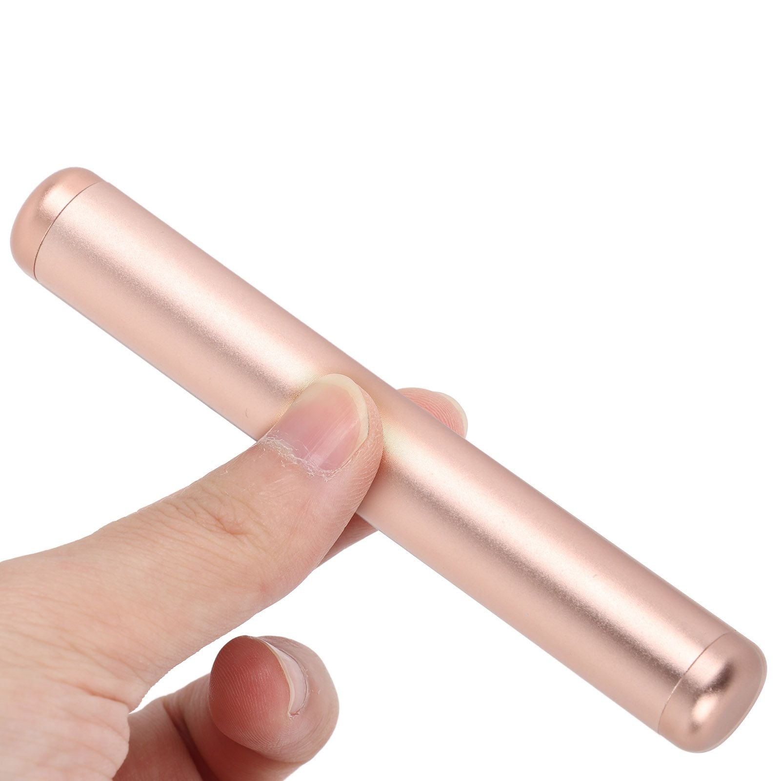 Cigarette Holder Tube Waterproof Airtight Smell Proof Cigarette Tube Storage Container for Travel Champagne Gold