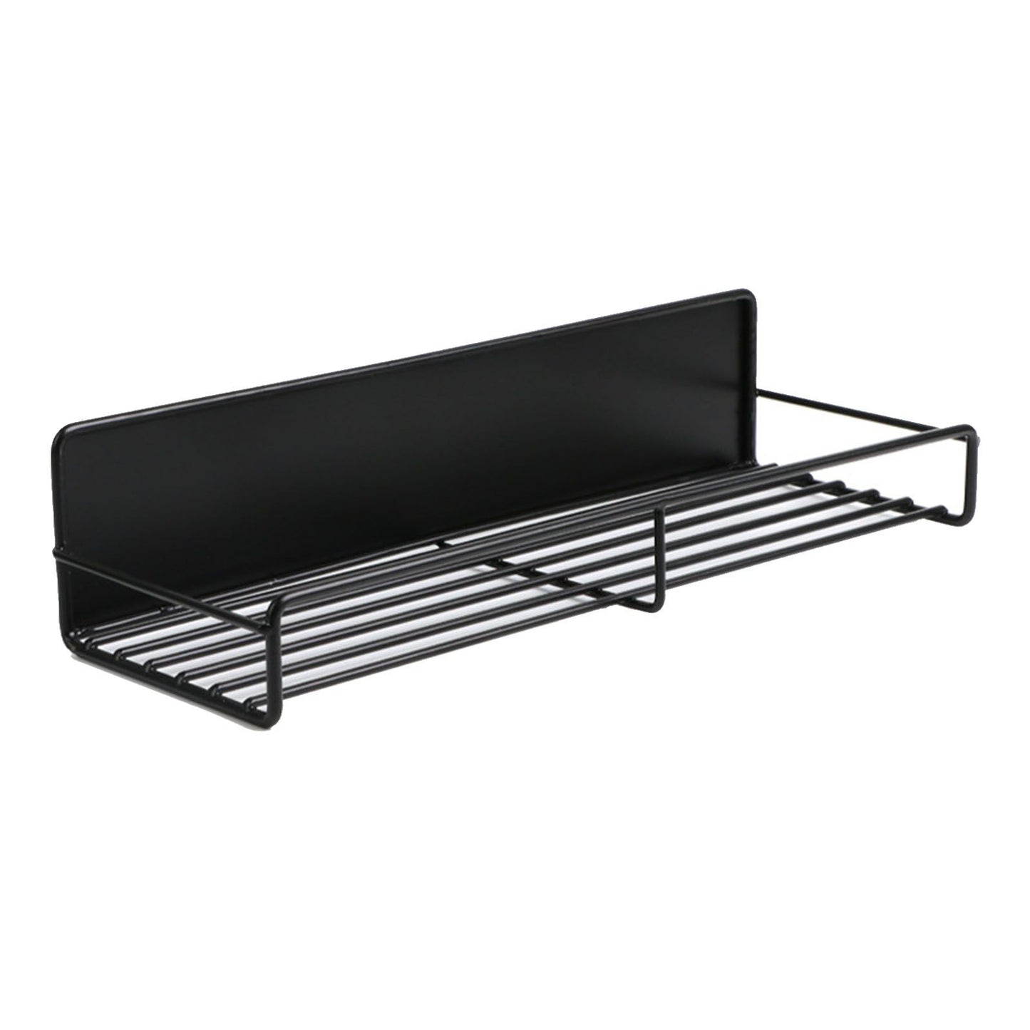 Wall Mounted Magnetic Shelf Refrigerator Punch Free Seasoning Rack Metal Storage Rack 30x10.5x7cm/11.8x4.1x2.8in