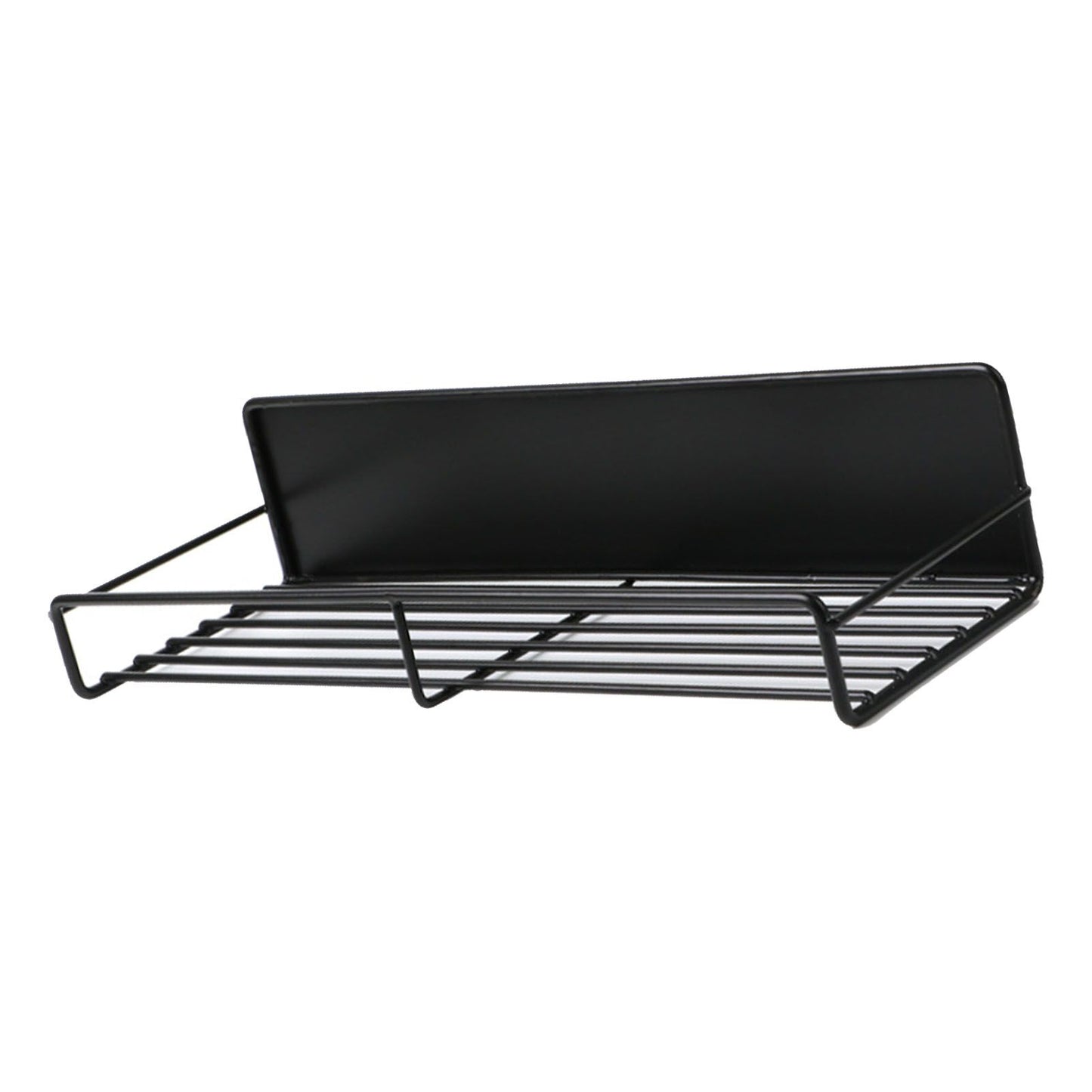 Wall Mounted Magnetic Shelf Refrigerator Punch Free Seasoning Rack Metal Storage Rack 30x10.5x7cm/11.8x4.1x2.8in