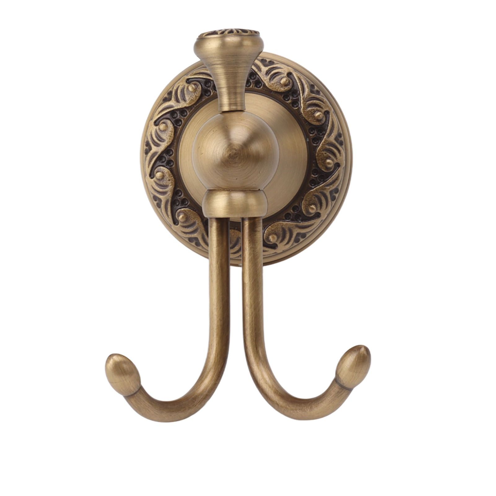 Wall Mounted Coat Hooks Copper Metal Vintage European Style Clothes Hanger Hook Robe Hook for Bathroom Bedroom