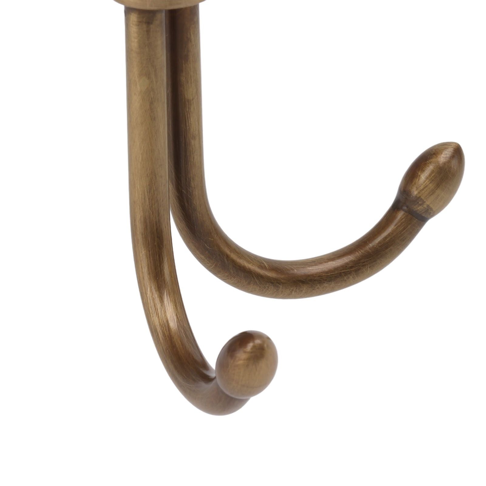 Wall Mounted Coat Hooks Copper Metal Vintage European Style Clothes Hanger Hook Robe Hook for Bathroom Bedroom