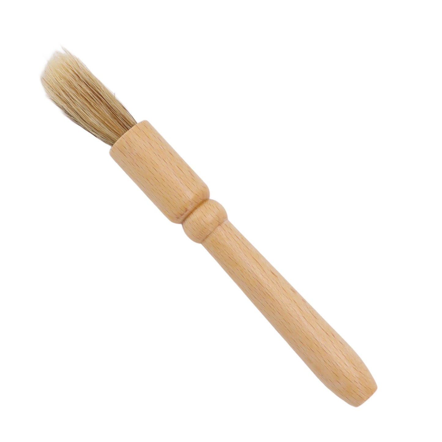2 Pcs Coffee Grinder Cleaning Brush Wooden Tabletop Brush Cleaner for Bean Grain Coffee Tool