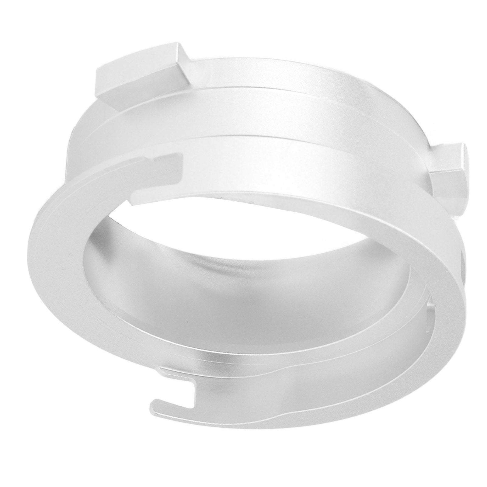 Coffee Powder Ring 51mm Aluminium Alloy Hands Free Dosing Funnel For Delonghi 9 Series 9335 9155 9355 9665 Silver