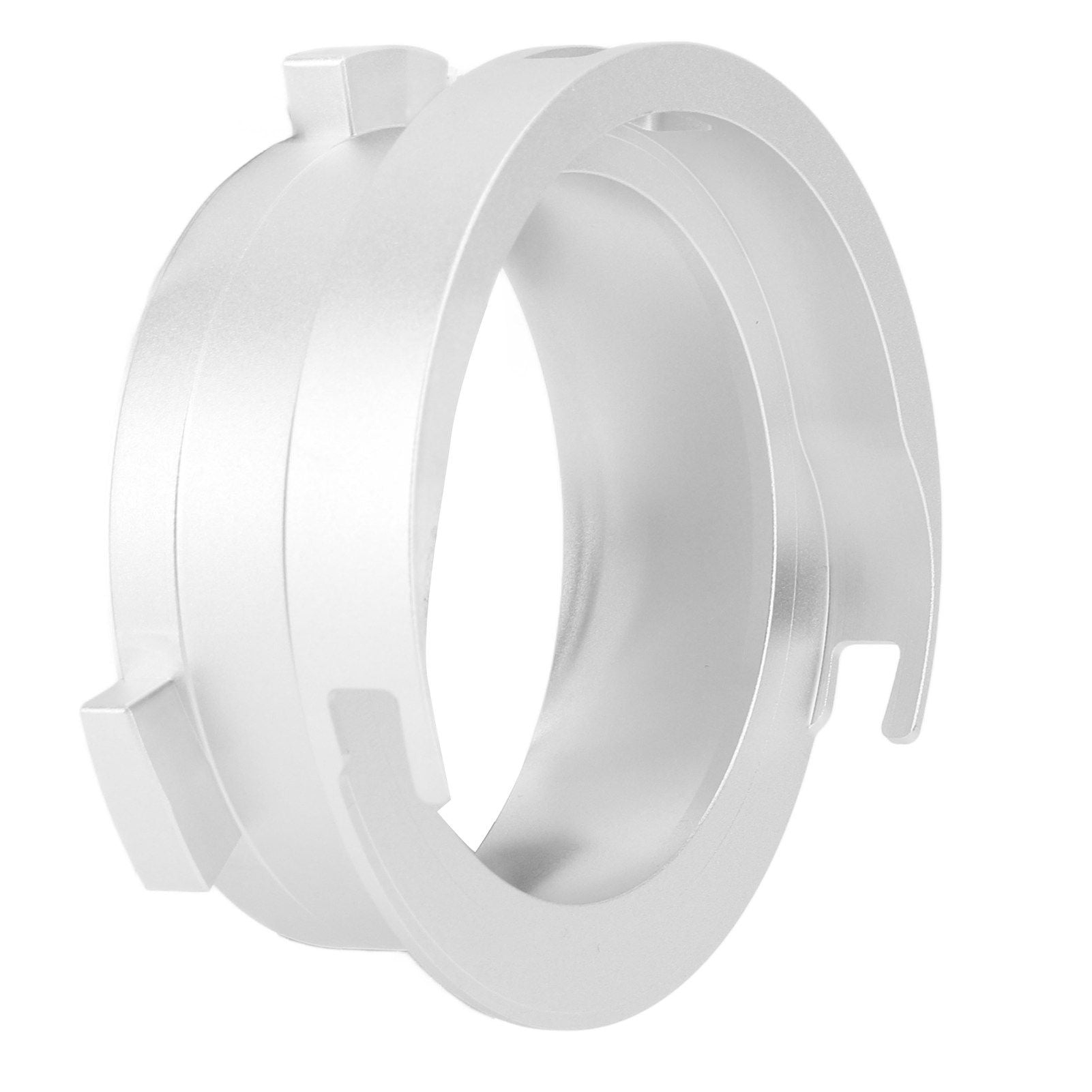 Coffee Powder Ring 51mm Aluminium Alloy Hands Free Dosing Funnel For Delonghi 9 Series 9335 9155 9355 9665 Silver