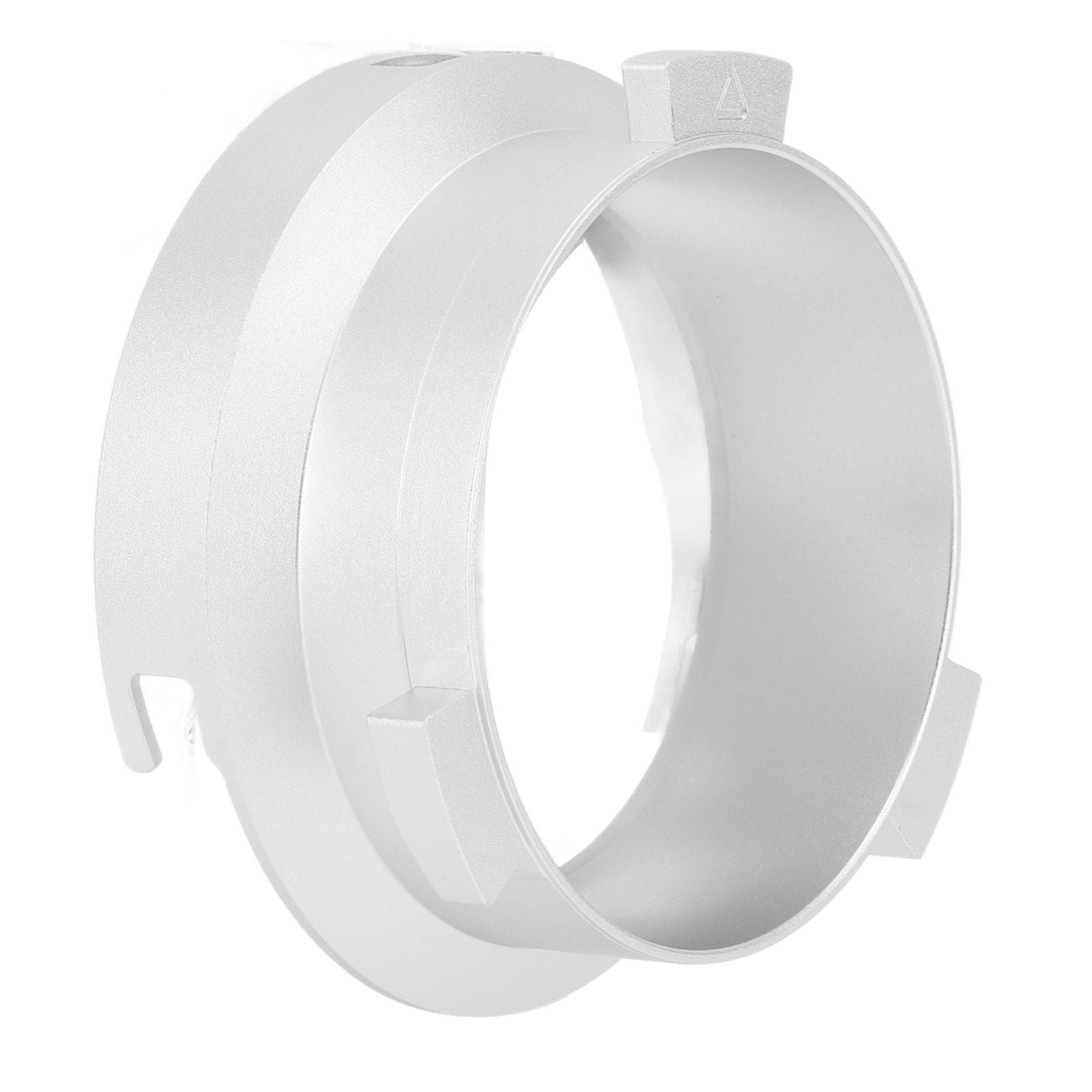 Coffee Powder Ring 51mm Aluminium Alloy Hands Free Dosing Funnel For Delonghi 9 Series 9335 9155 9355 9665 Silver