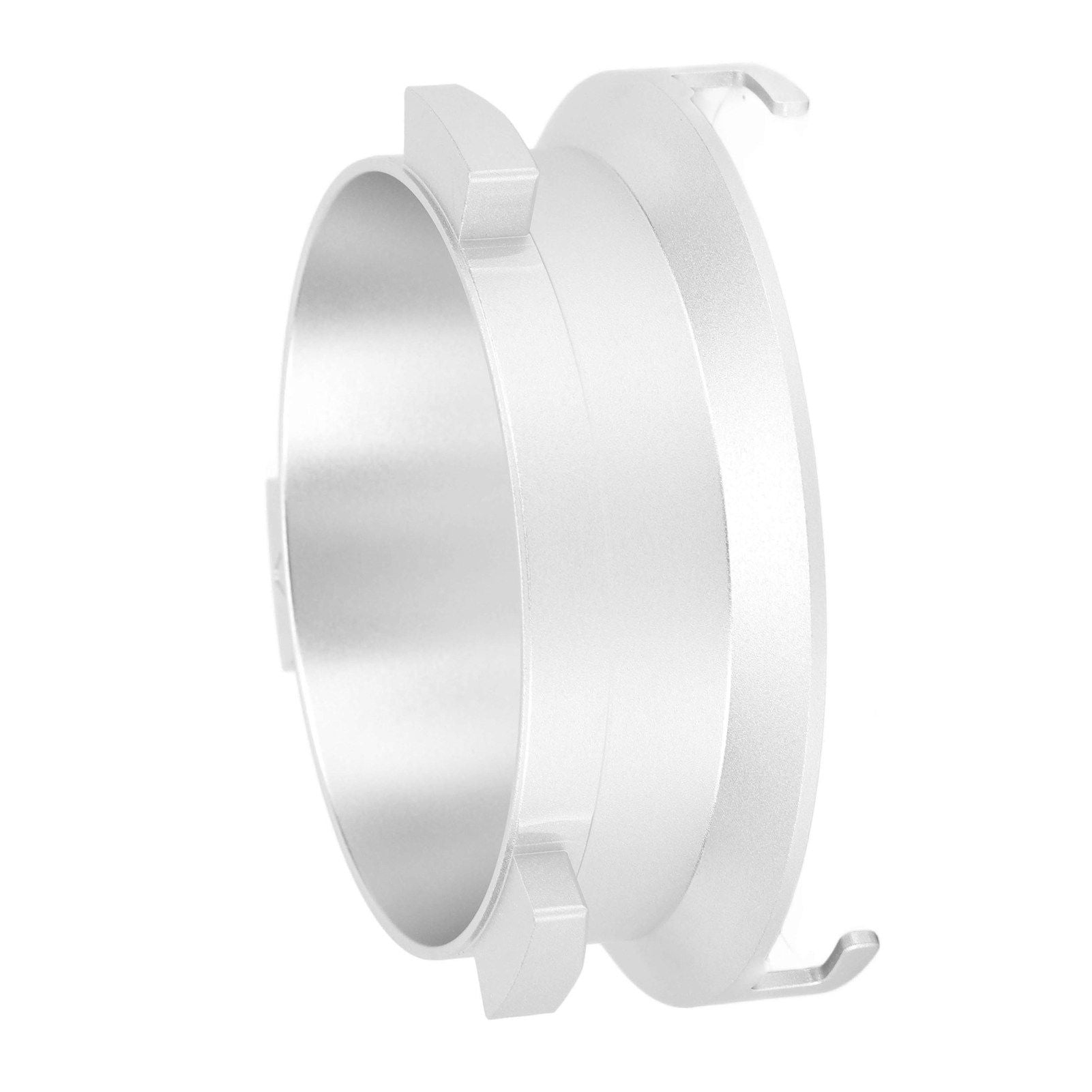 Coffee Powder Ring 51mm Aluminium Alloy Hands Free Dosing Funnel For Delonghi 9 Series 9335 9155 9355 9665 Silver