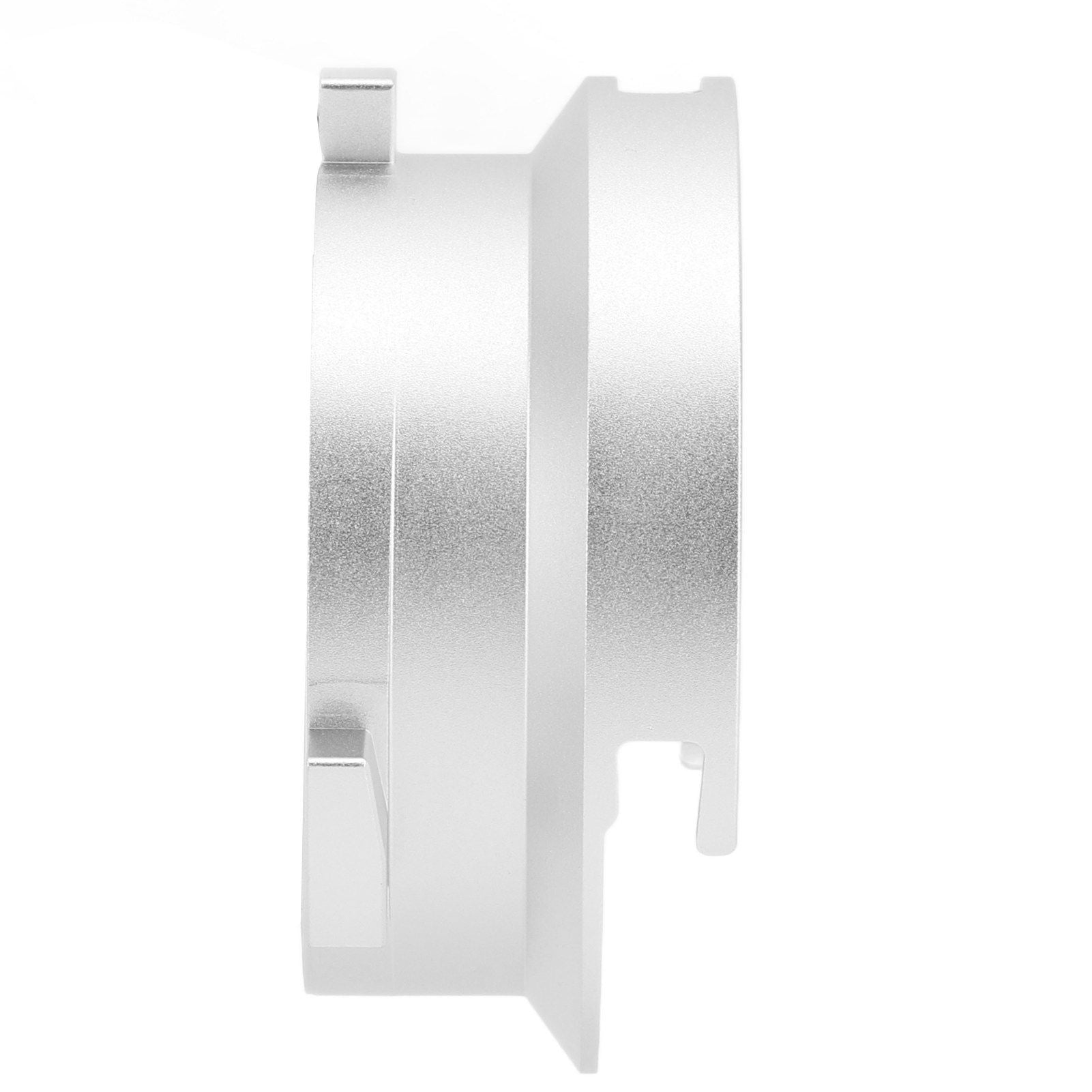 Coffee Powder Ring 51mm Aluminium Alloy Hands Free Dosing Funnel For Delonghi 9 Series 9335 9155 9355 9665 Silver