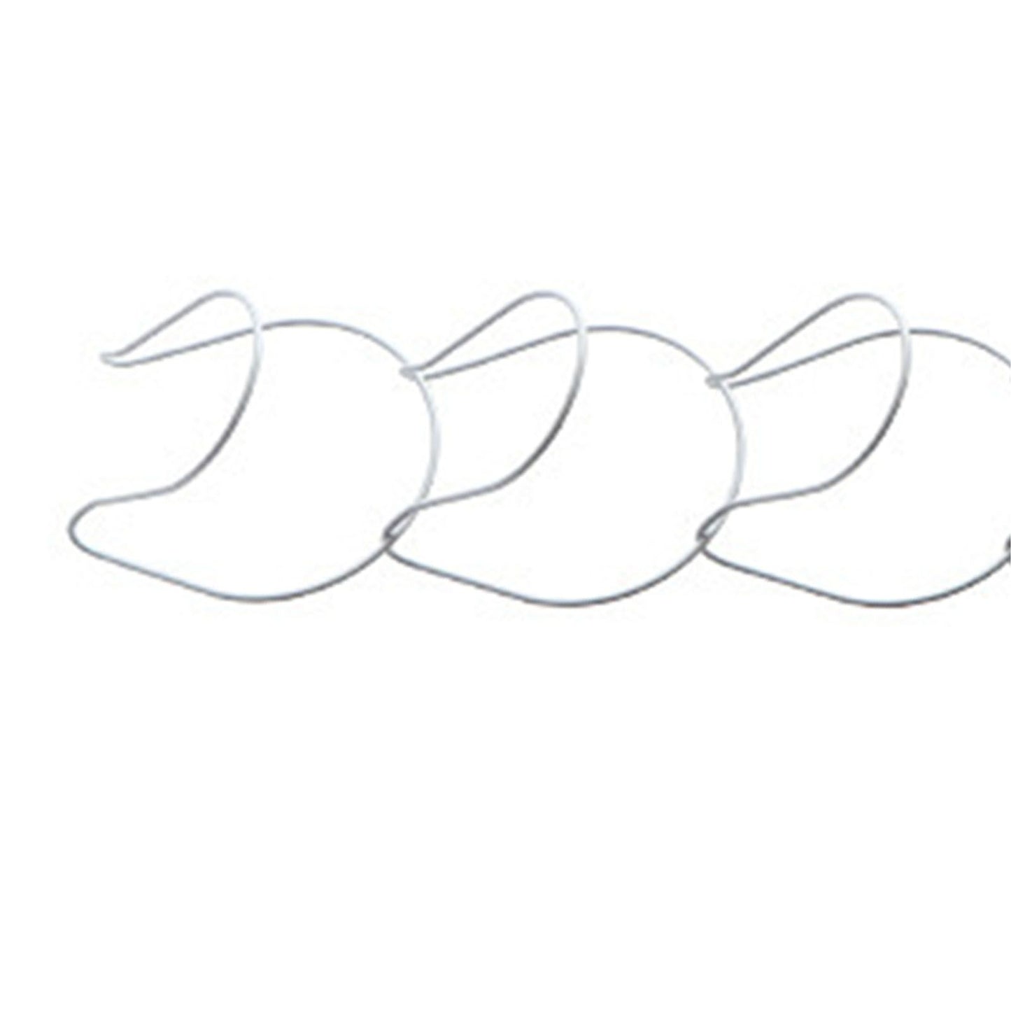5Pcs Hat Rack Iron Punching Free Multi Layer Multifunctional Space Saving Hat Hanger Holder White