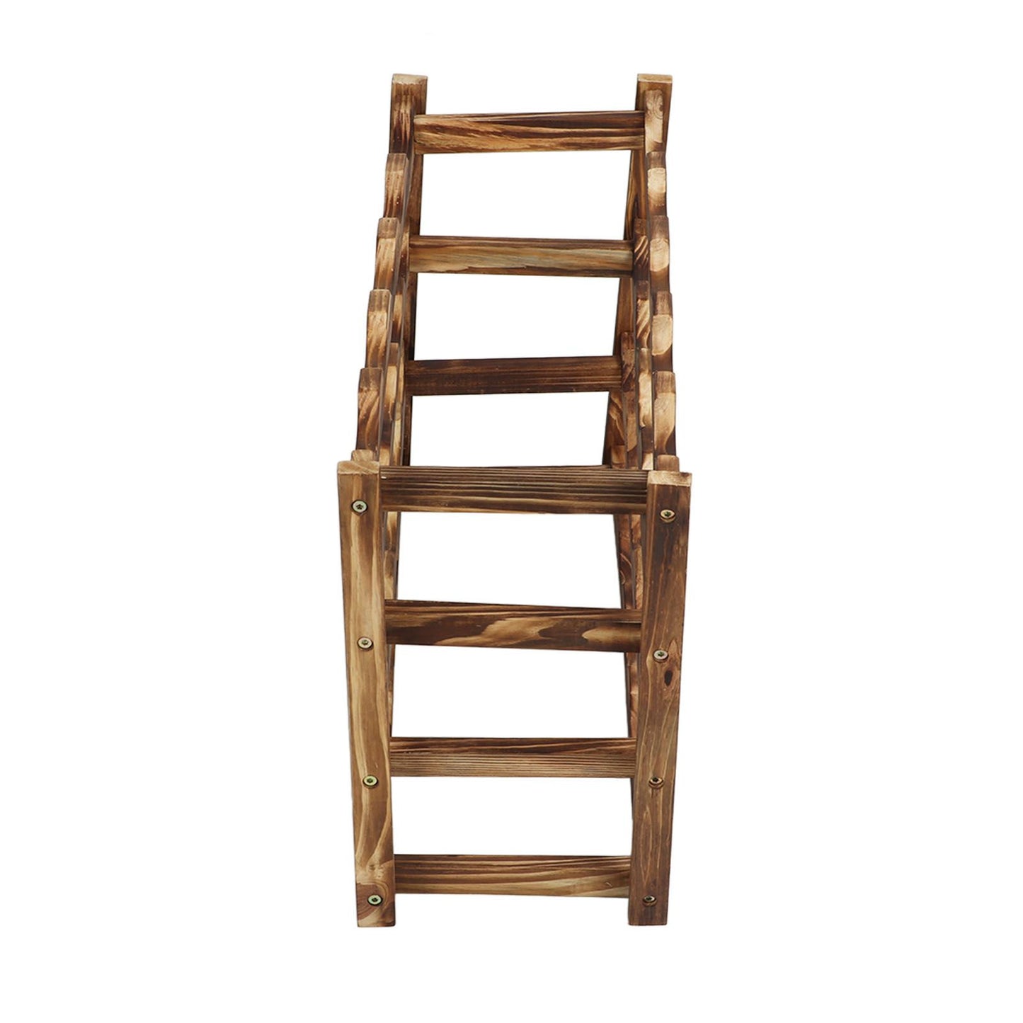 Wine Rack Pine Wood Wine Bottle Storage Shelf Display Organizer Decor for Countertop Home 4 Layer 20 Bottles Capacity