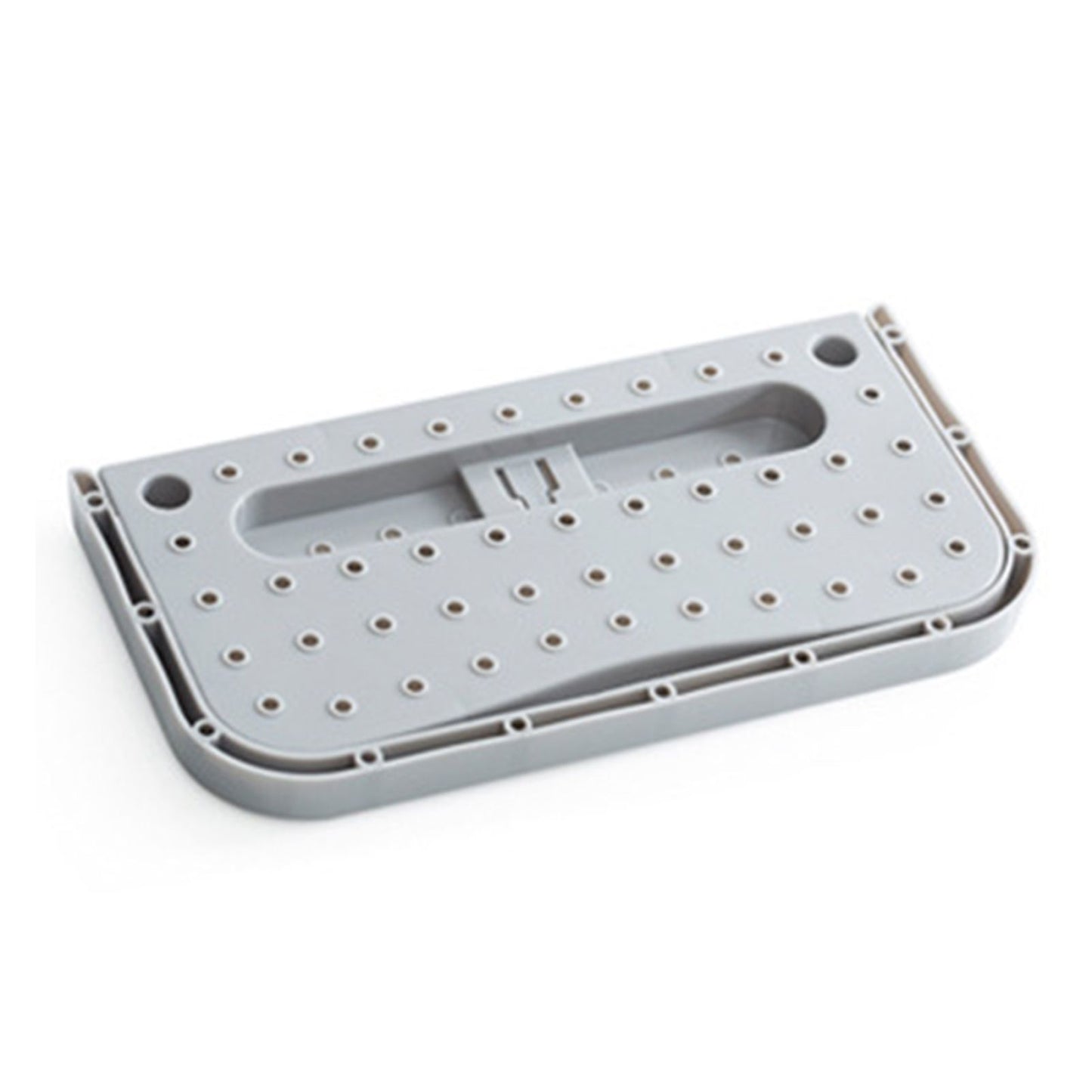 Wall Mounted Shoes Rack Adhesive Foldable Space Saving PP Door Shoe Hanger for Bathroom Grey Free Size