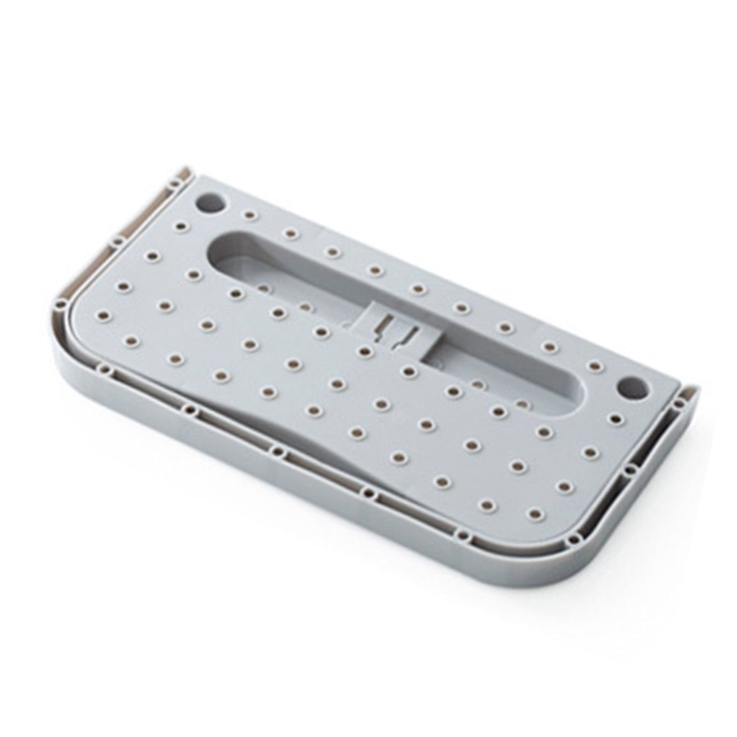 Wall Mounted Shoes Rack Adhesive Foldable Space Saving PP Door Shoe Hanger for Bathroom Grey Free Size