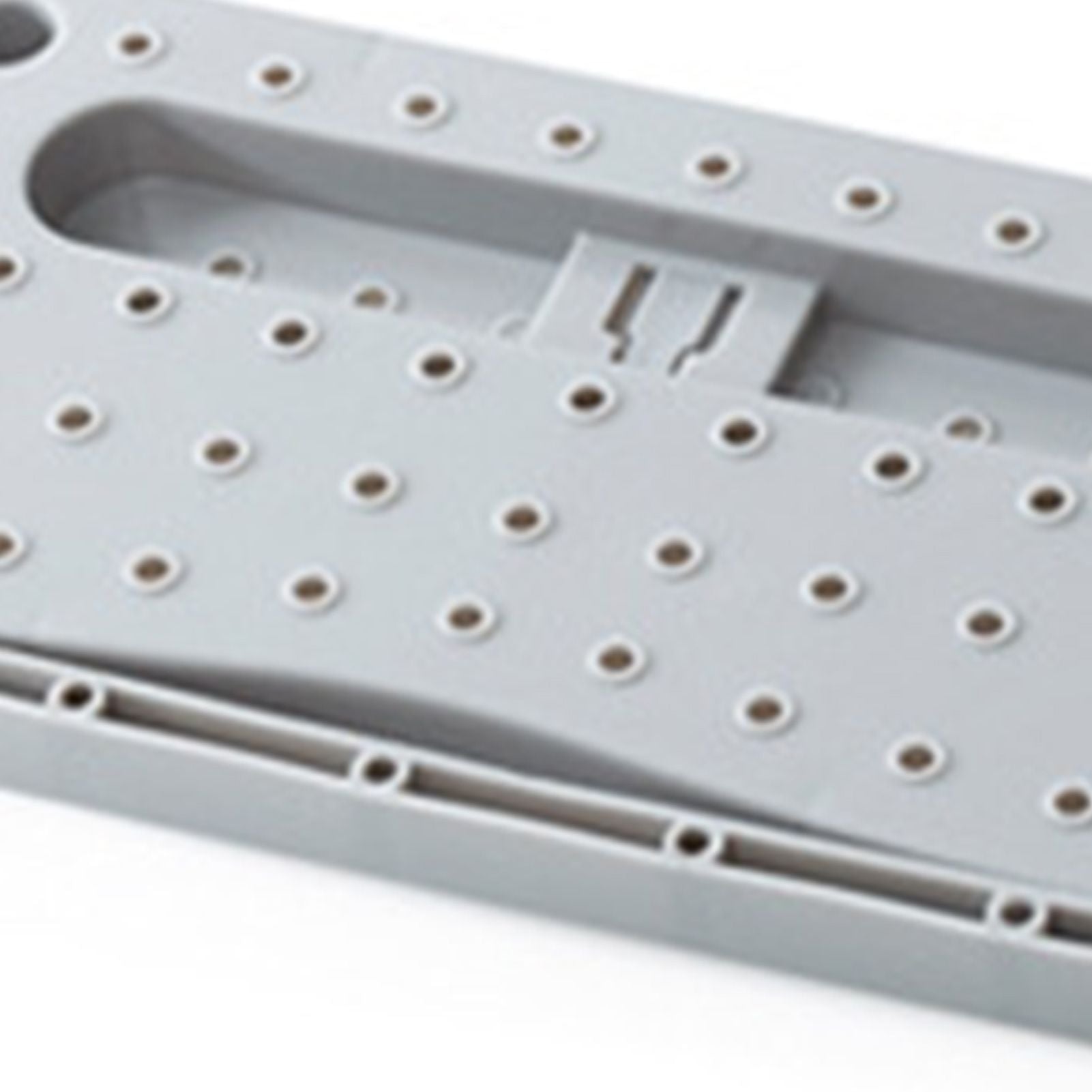Wall Mounted Shoes Rack Adhesive Foldable Space Saving PP Door Shoe Hanger for Bathroom Grey Free Size